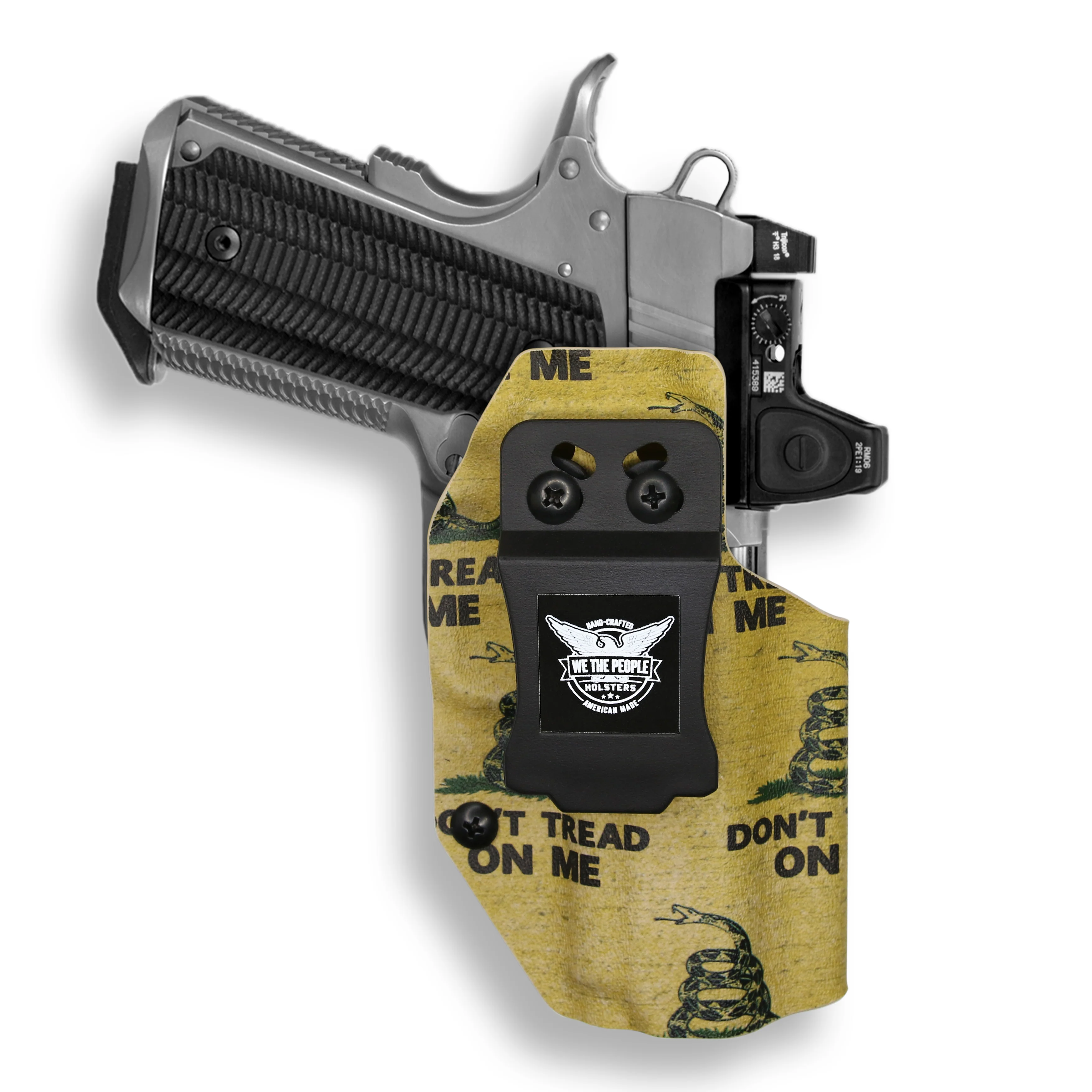 1911 3.25" Defender 45ACP No Rail Only Red Dot Optic Cut IWB Holster - Image 25