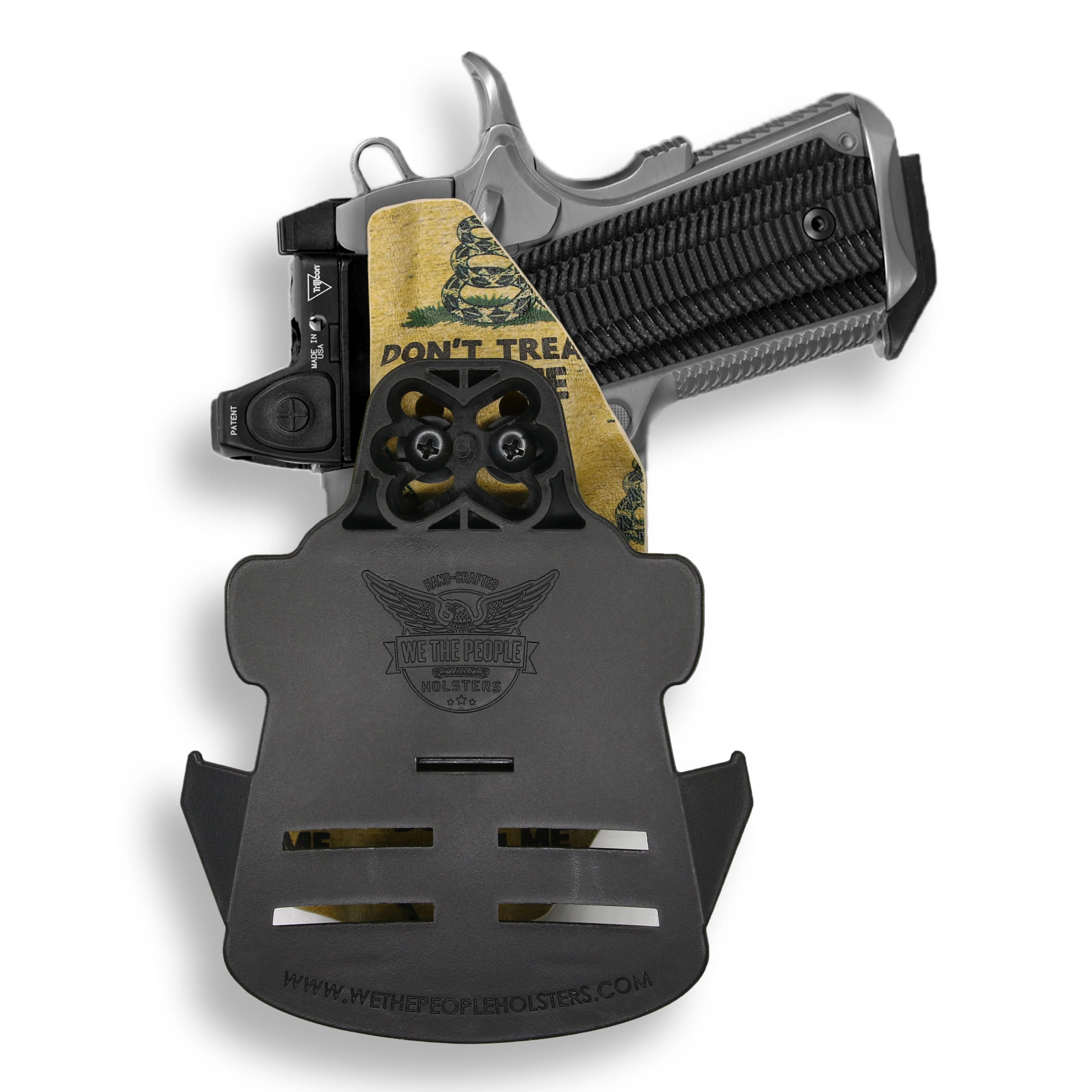 1911 3.25" Defender 45ACP No Rail Only Red Dot Optic Cut OWB Holster - Image 29