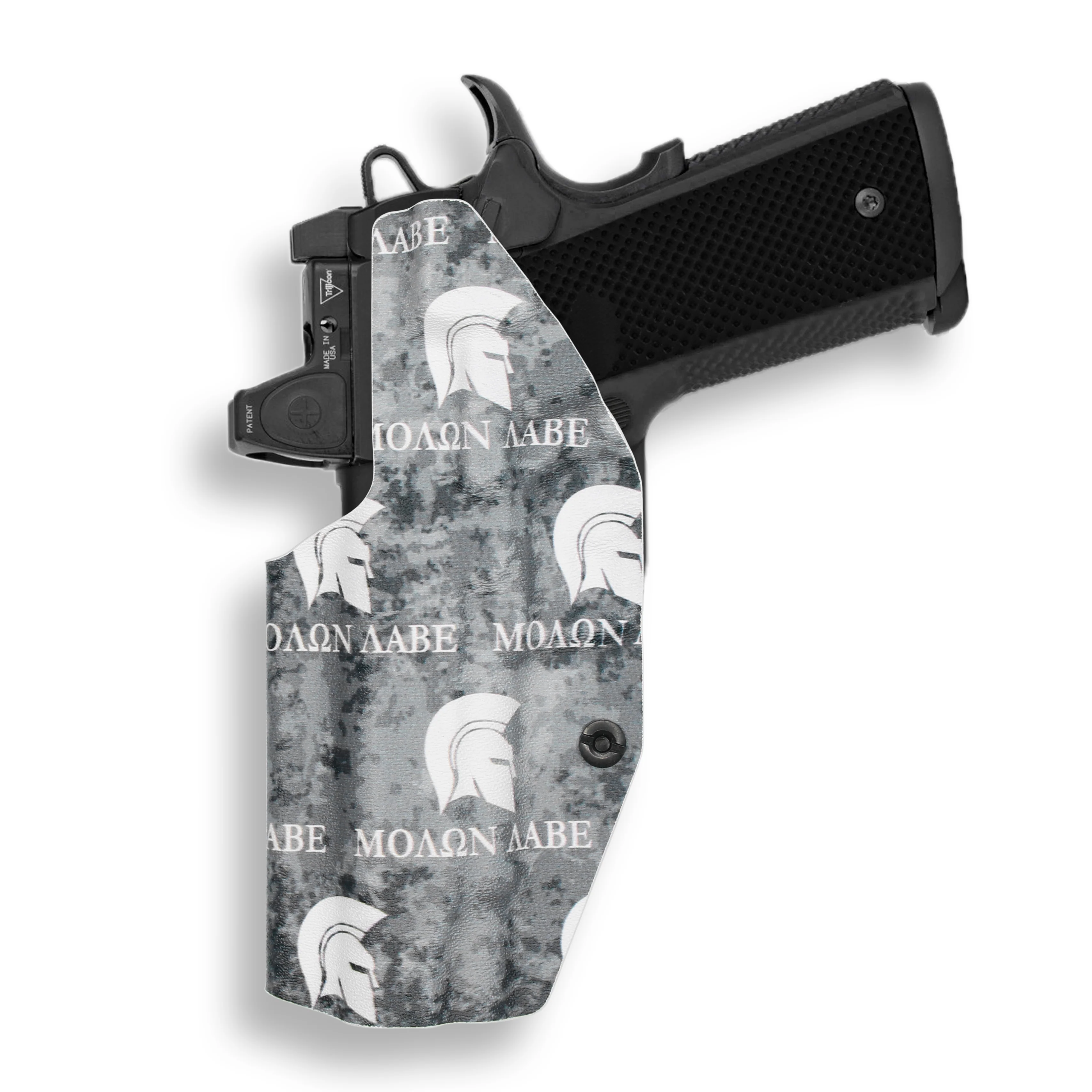 1911 4" Commander 45ACP No Rail Only Red Dot Optic Cut IWB Holster - Image 24
