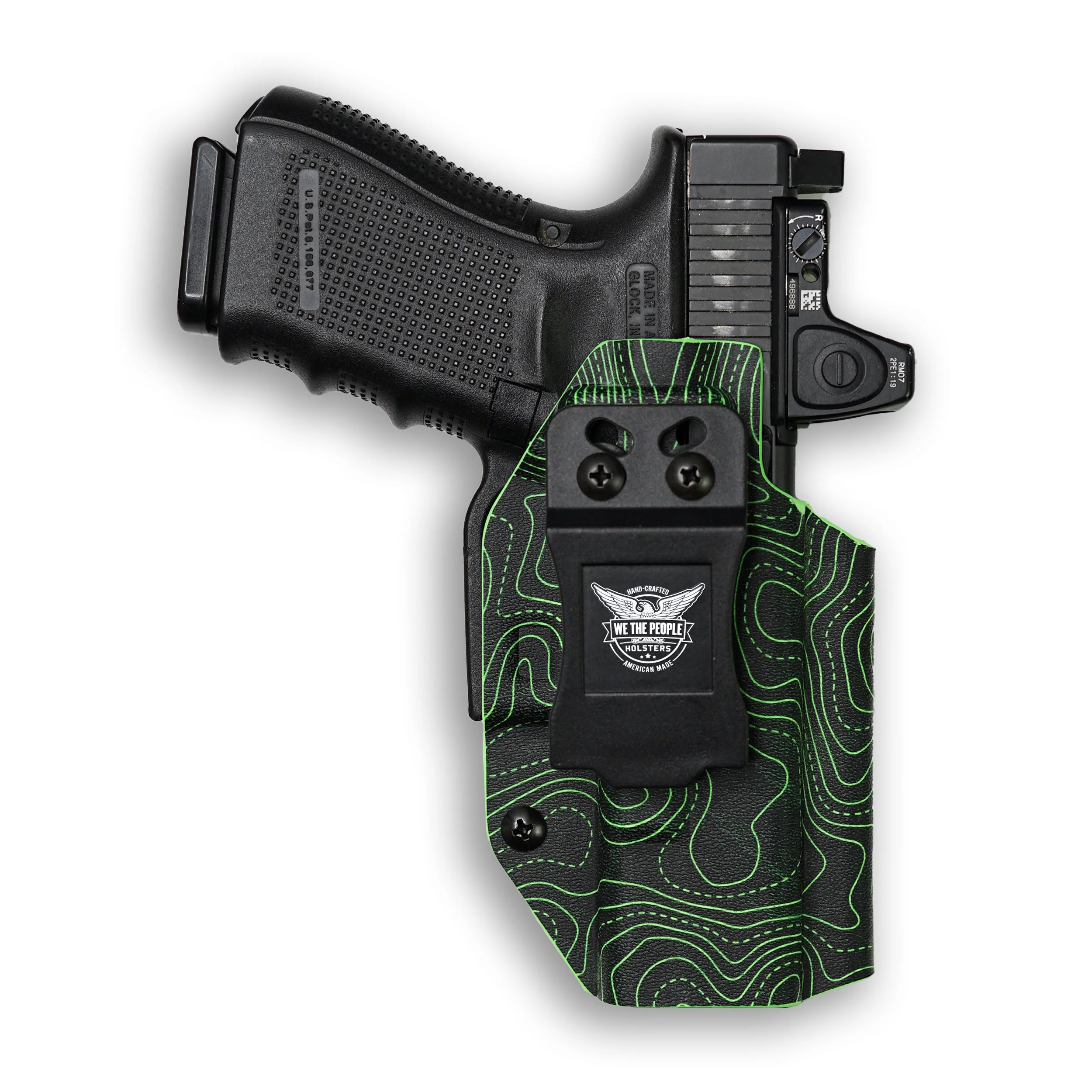 1911 4" Commander 45ACP No Rail Only Red Dot Optic Cut IWB Holster - Image 59