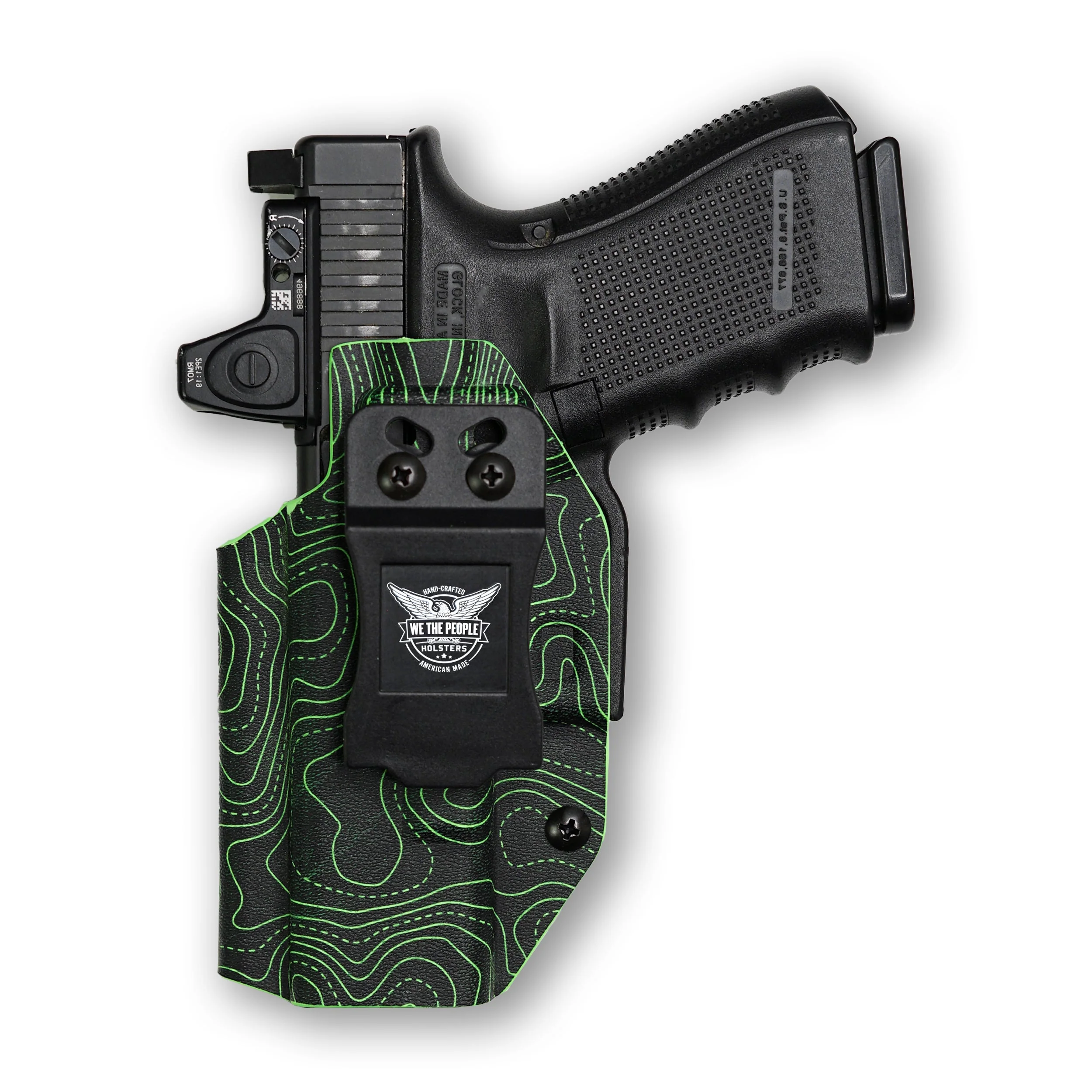 1911 4" Commander 45ACP No Rail Only Red Dot Optic Cut IWB Holster - Image 61