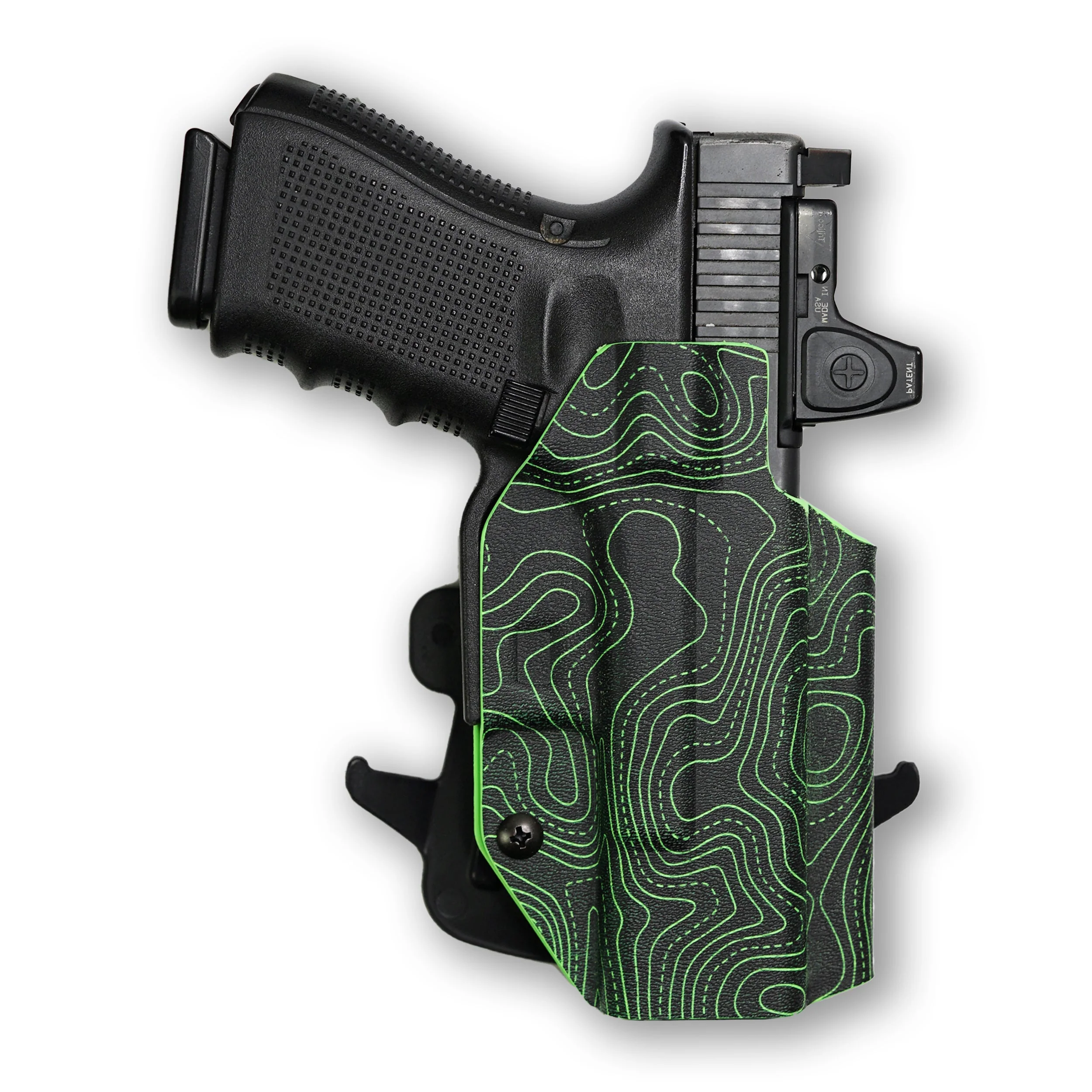 1911 4" Commander 45ACP No Rail Only Red Dot Optic Cut OWB Holster - Image 59