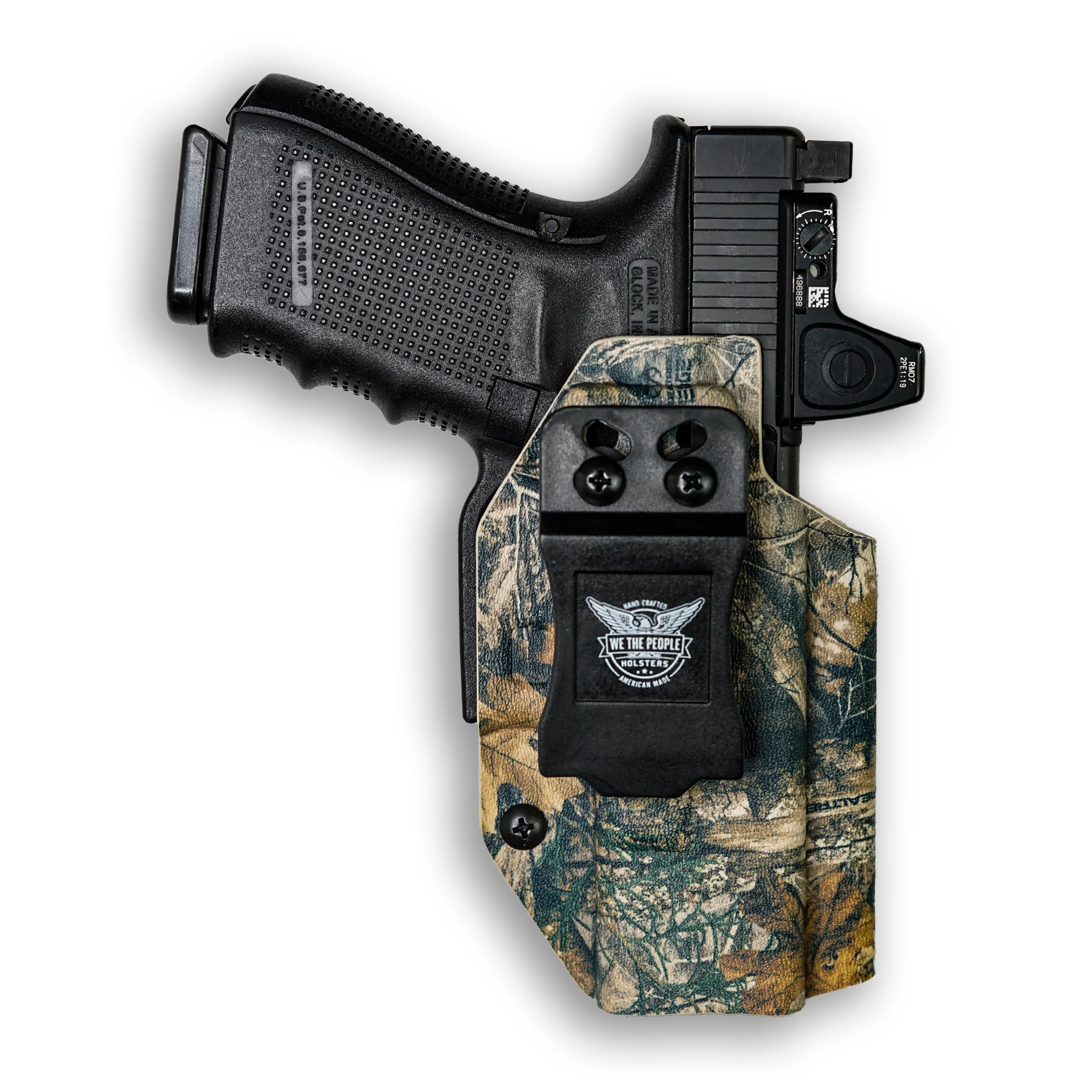 1911 4" Commander 45ACP with Rail Only Red Dot Optic Cut IWB Holster - Image 30