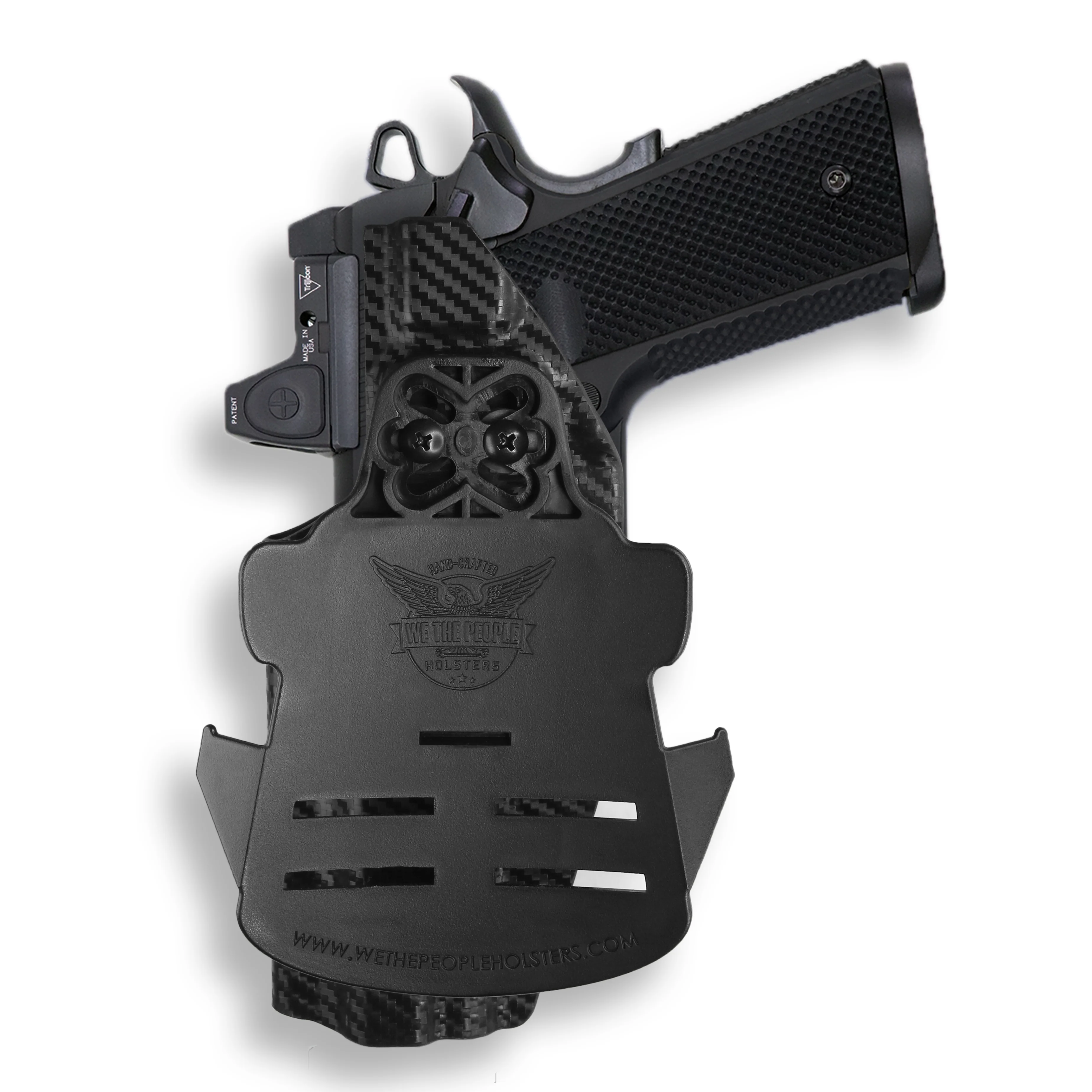 1911 5" Government 45ACP No Rail Only Red Dot Optic Cut OWB Holster - Image 6