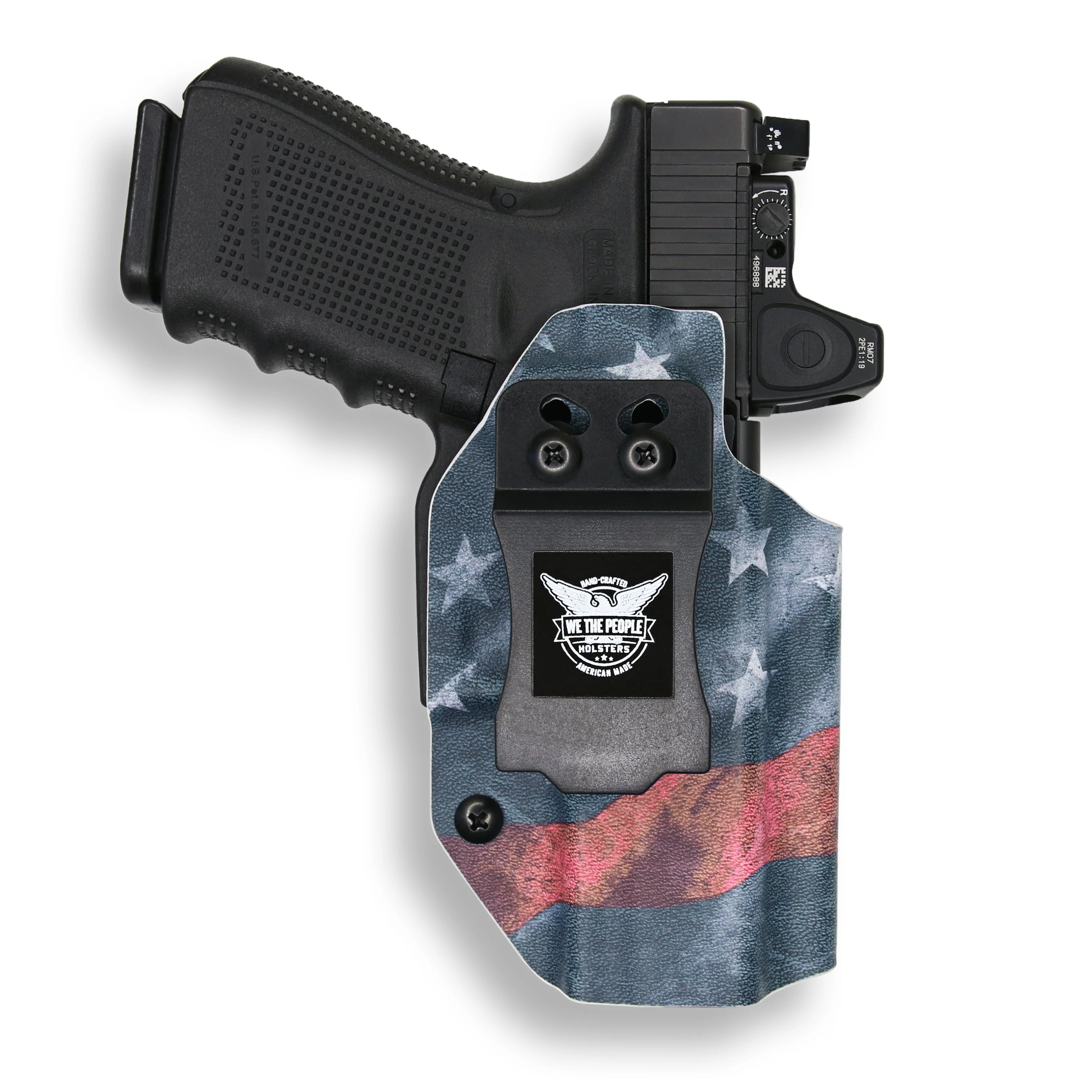 1911 5" Government 45ACP with Streamlight TLR-7/7A/7X Light Red Dot Optic Cut IWB Holster - Image 15