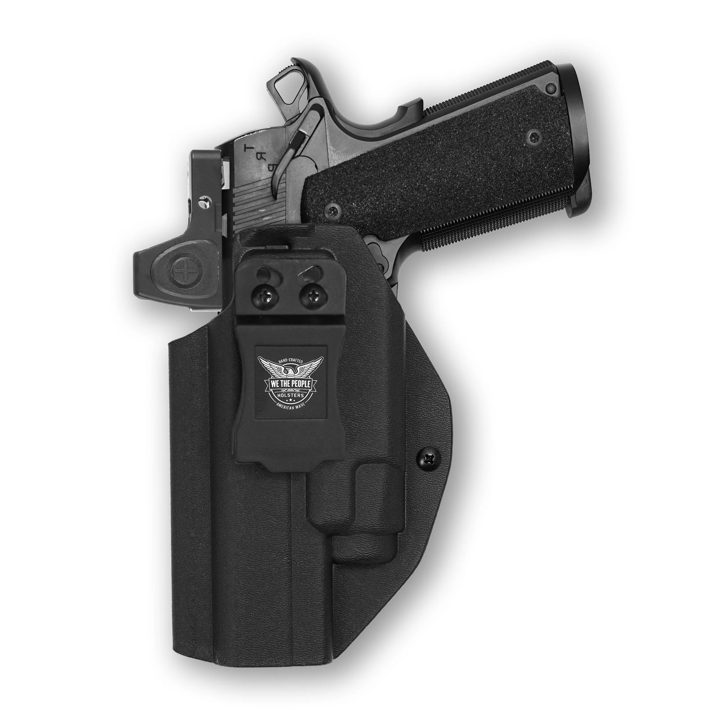 1911 5" Government 45ACP with Streamlight TLR-7/7A/7X Light Red Dot Optic Cut IWB Holster - Image 3