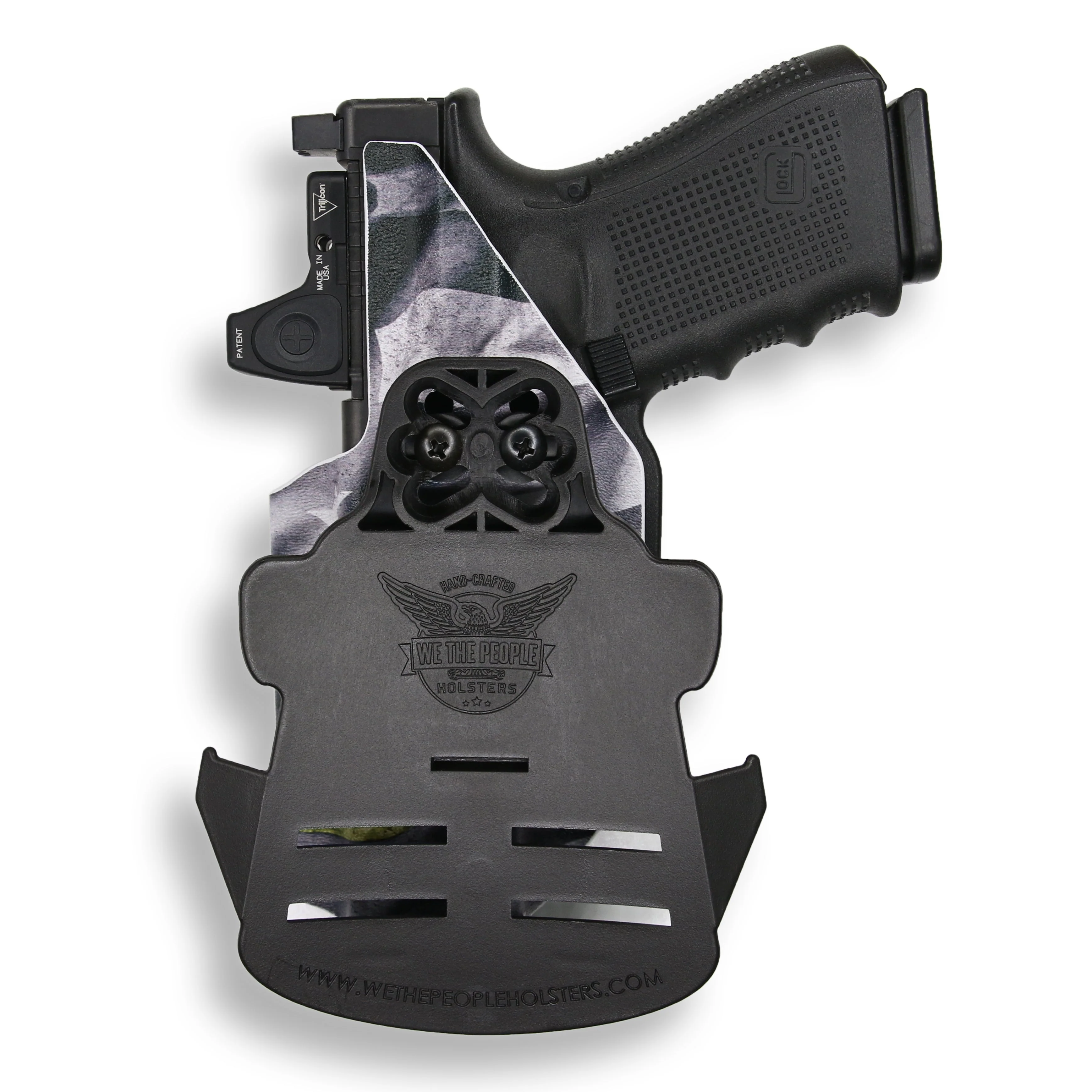 1911 5" Government 45ACP with Streamlight TLR-7/7A/7X Light Red Dot Optic Cut OWB Holster - Image 16