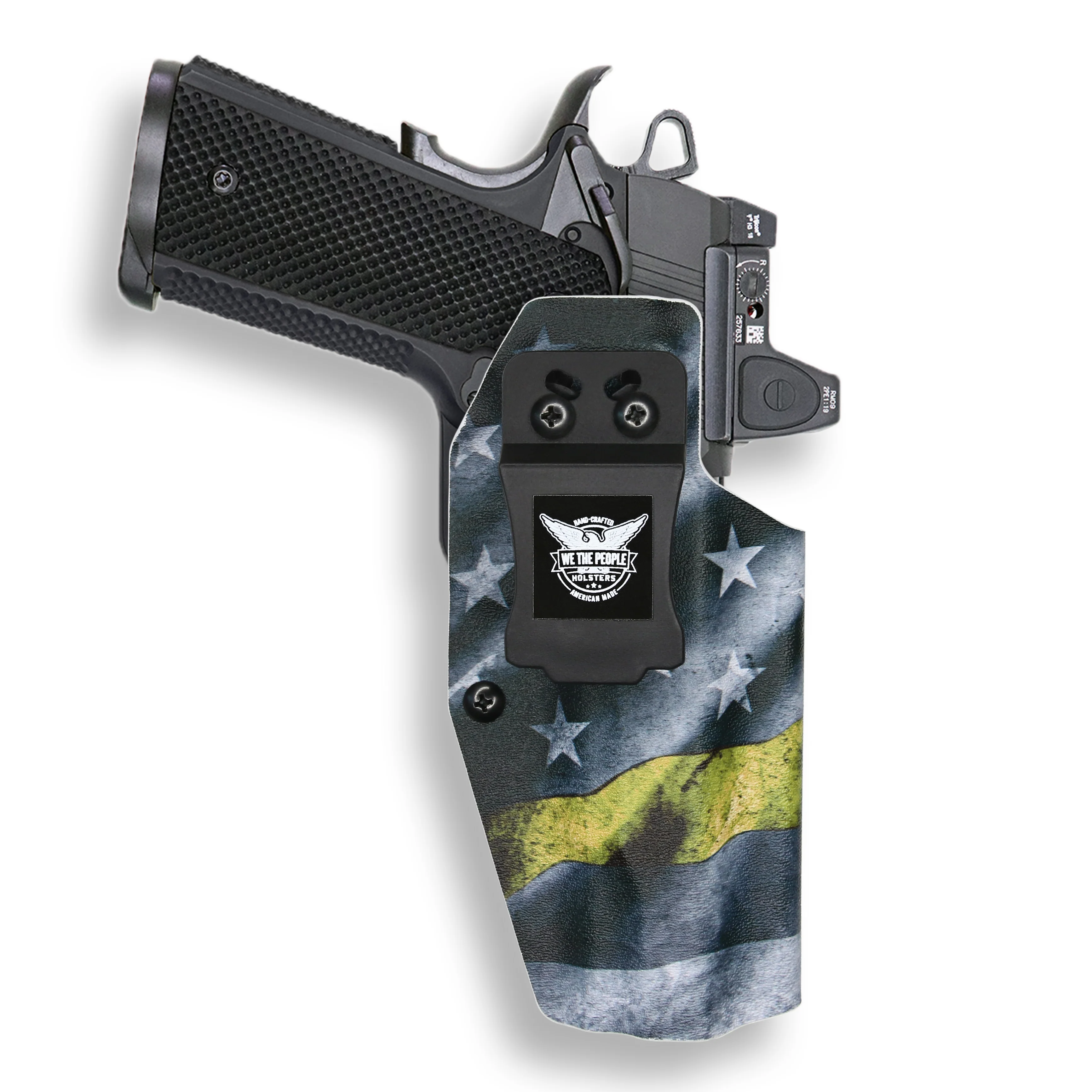 1911 5" Government 45ACP No Rail Only Red Dot Optic Cut IWB Holster - Image 15