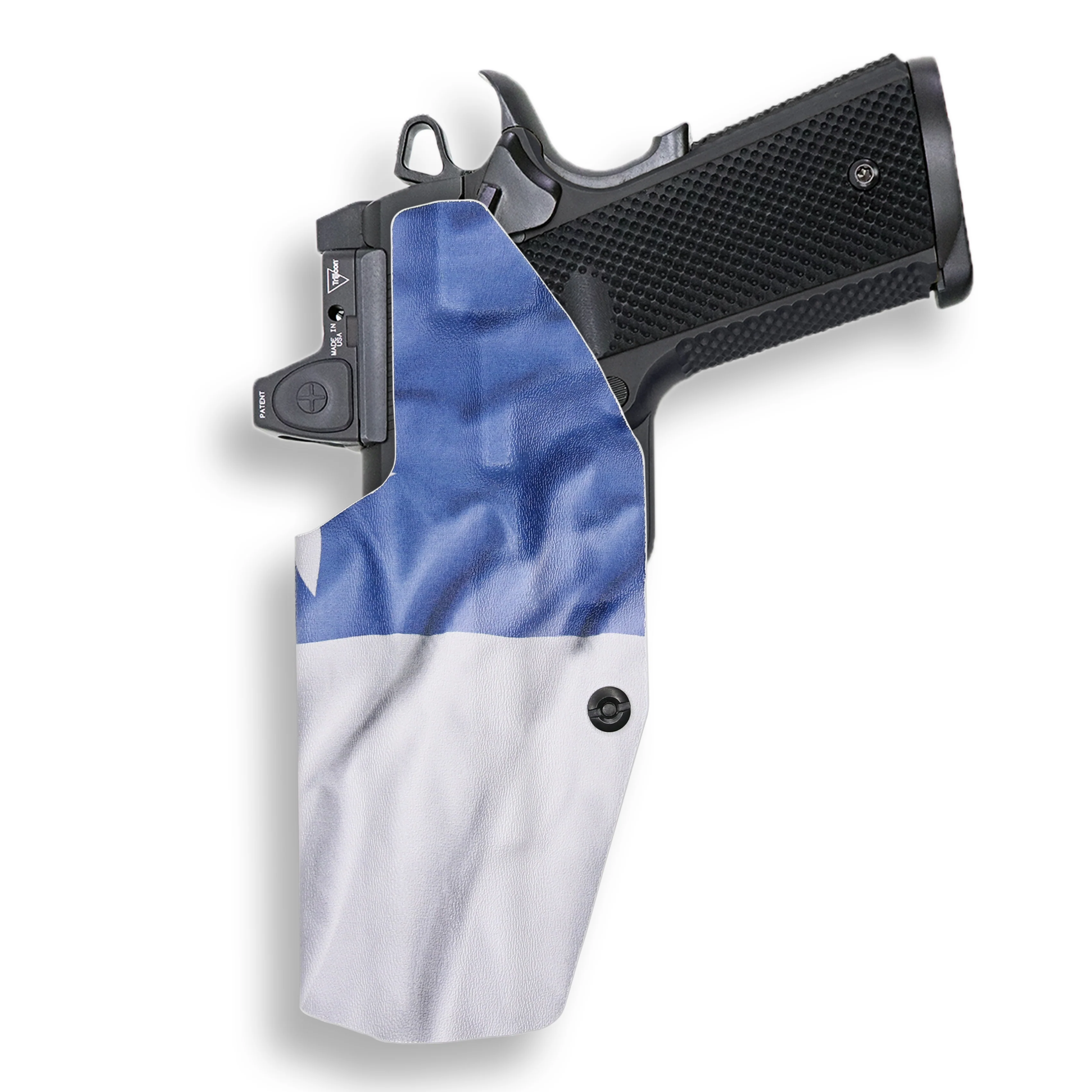 1911 5" Government 45ACP No Rail Only Red Dot Optic Cut IWB Holster - Image 23