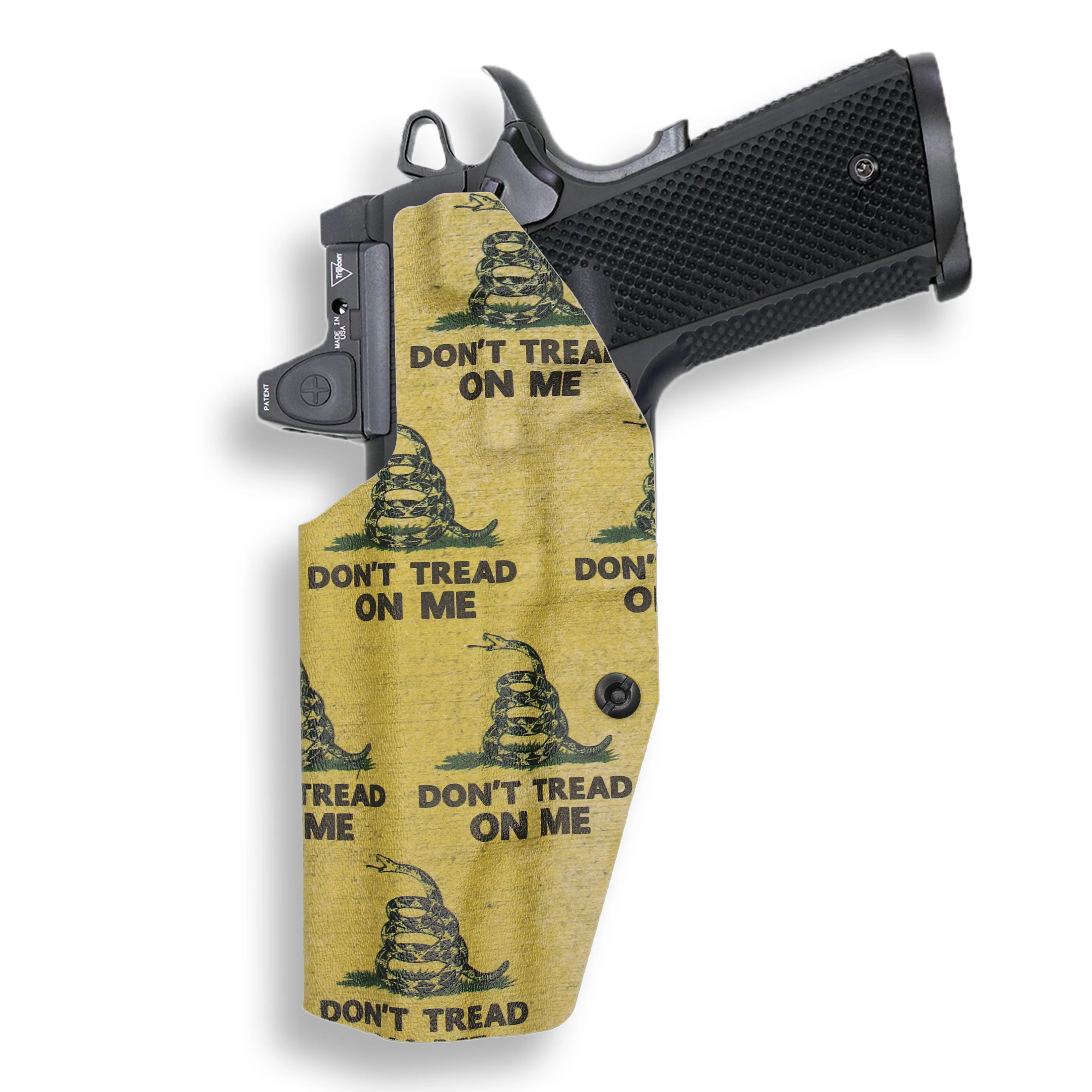 1911 5" Government 45ACP No Rail Only Red Dot Optic Cut IWB Holster - Image 30