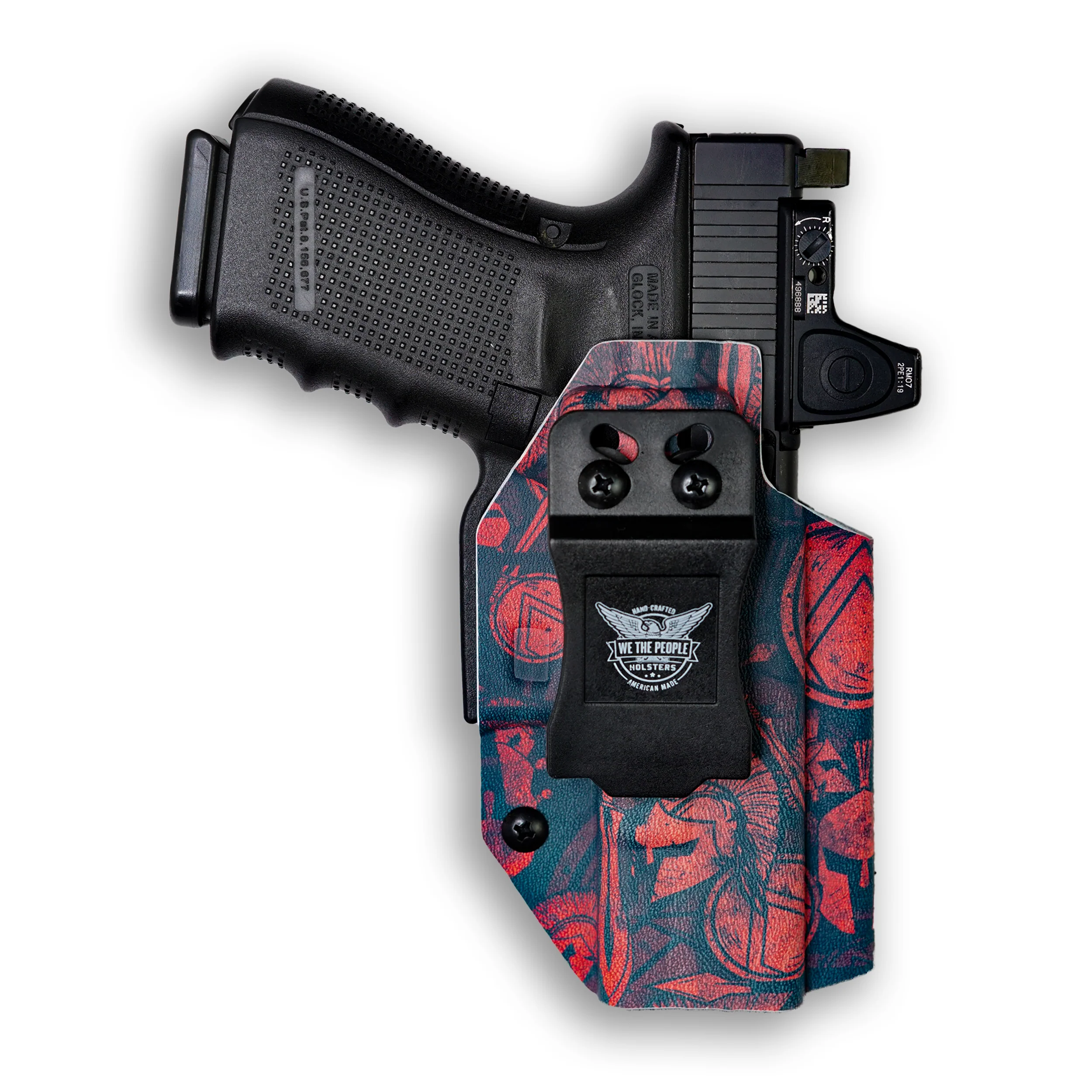 1911 5" Government 45ACP No Rail Only Red Dot Optic Cut IWB Holster - Image 34
