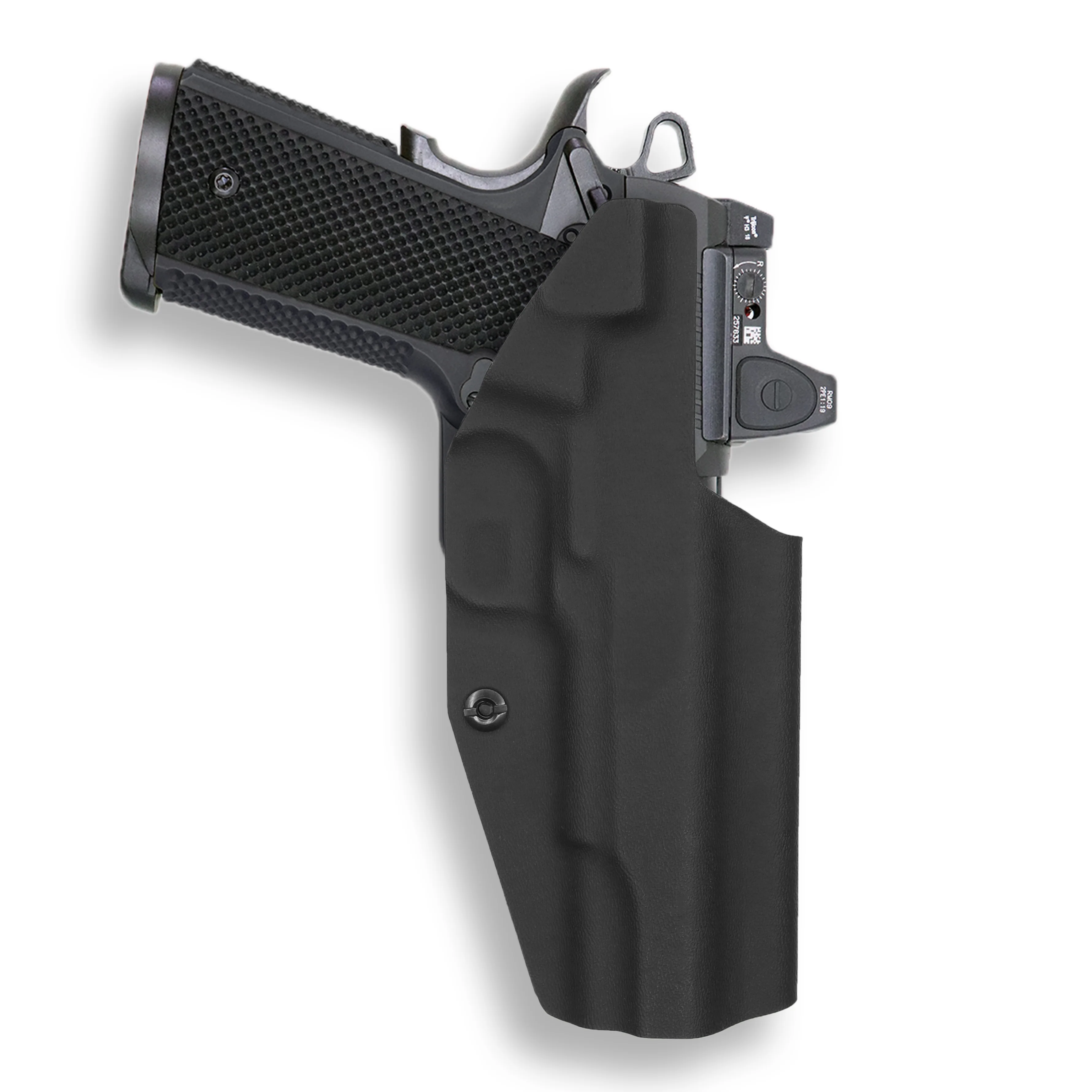 1911 5" Government 45ACP No Rail Only Red Dot Optic Cut IWB Holster - Image 4