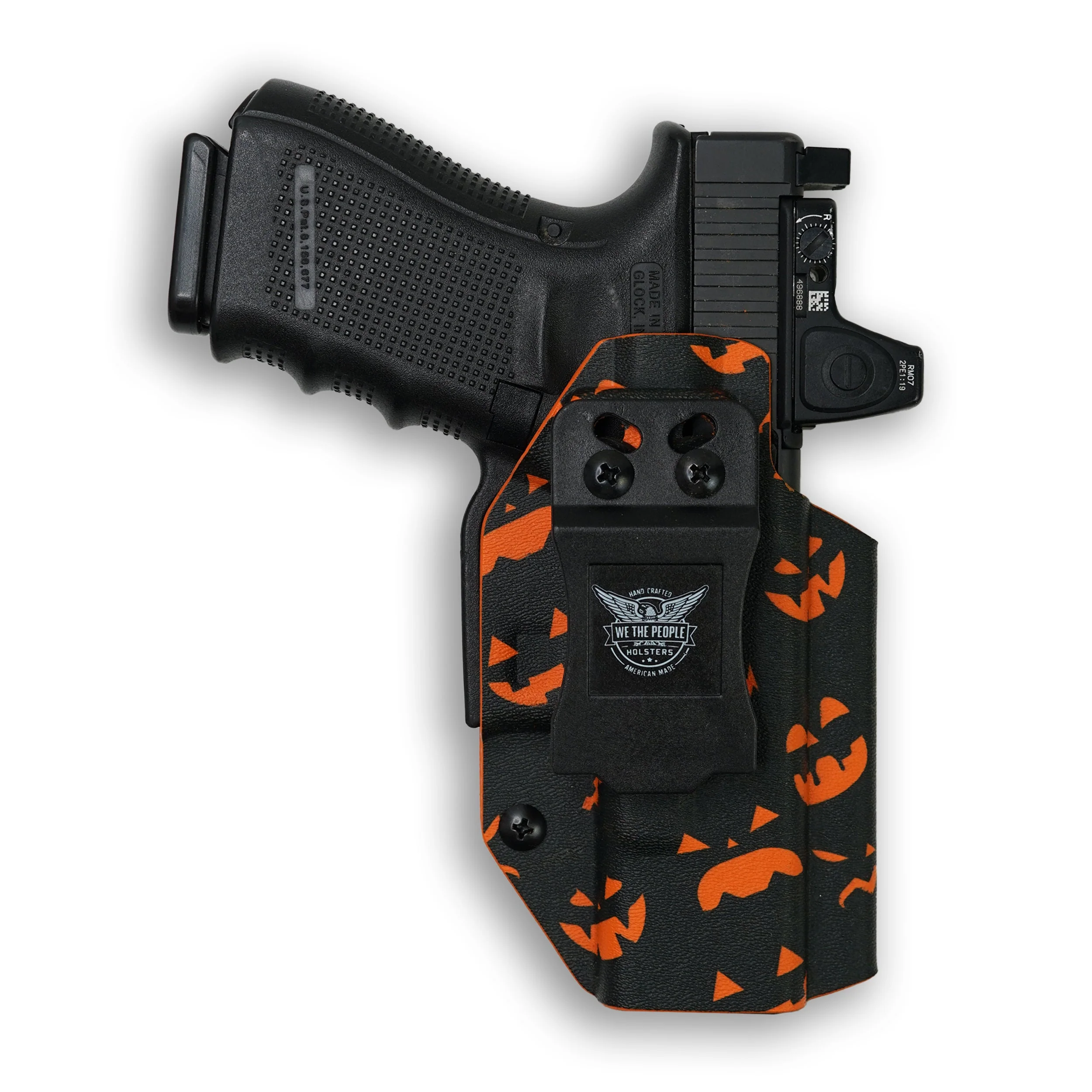 1911 5" Government 45ACP No Rail Only Red Dot Optic Cut IWB Holster - Image 83