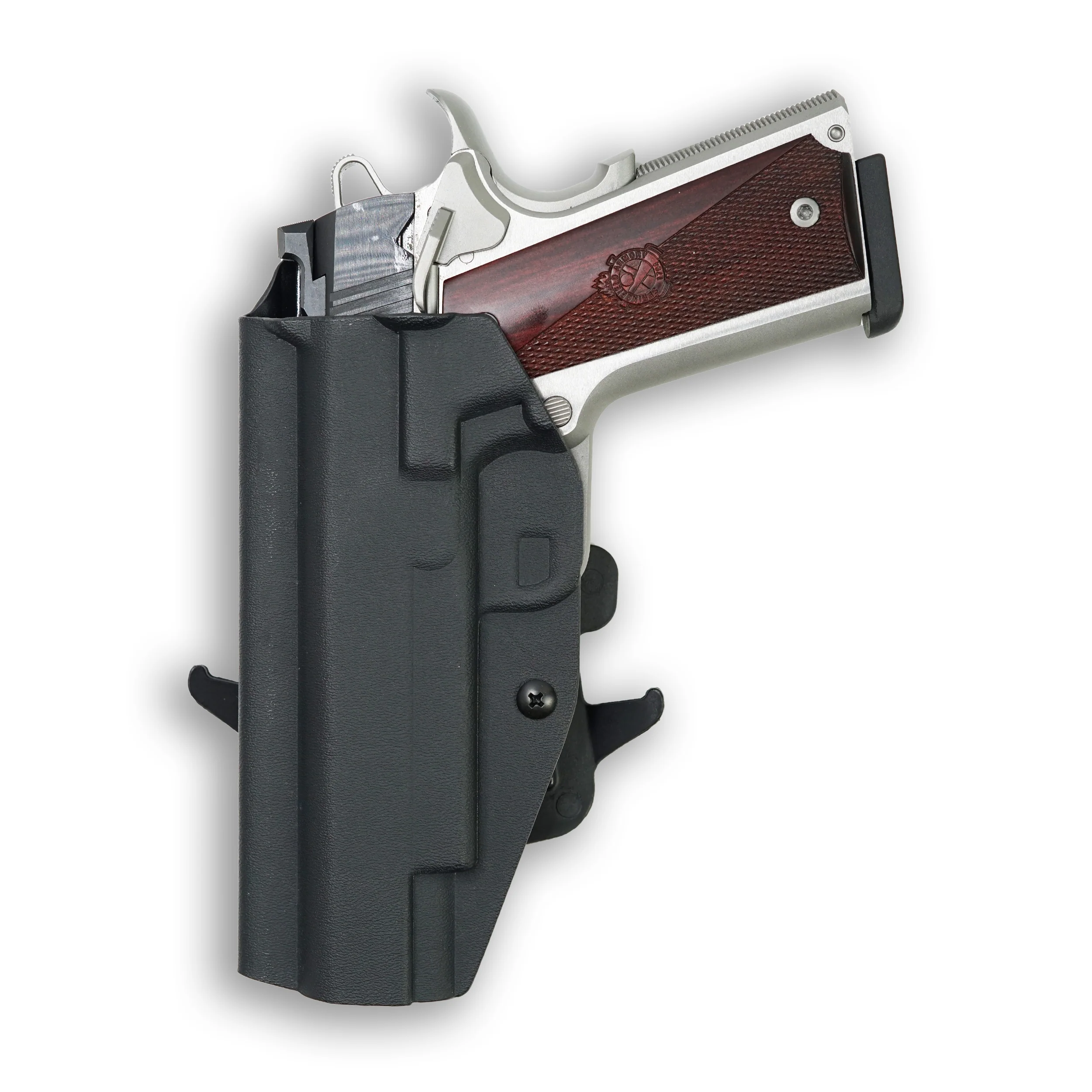 1911 5" Government 45ACP with Rail Only OWB Holster - Image 3