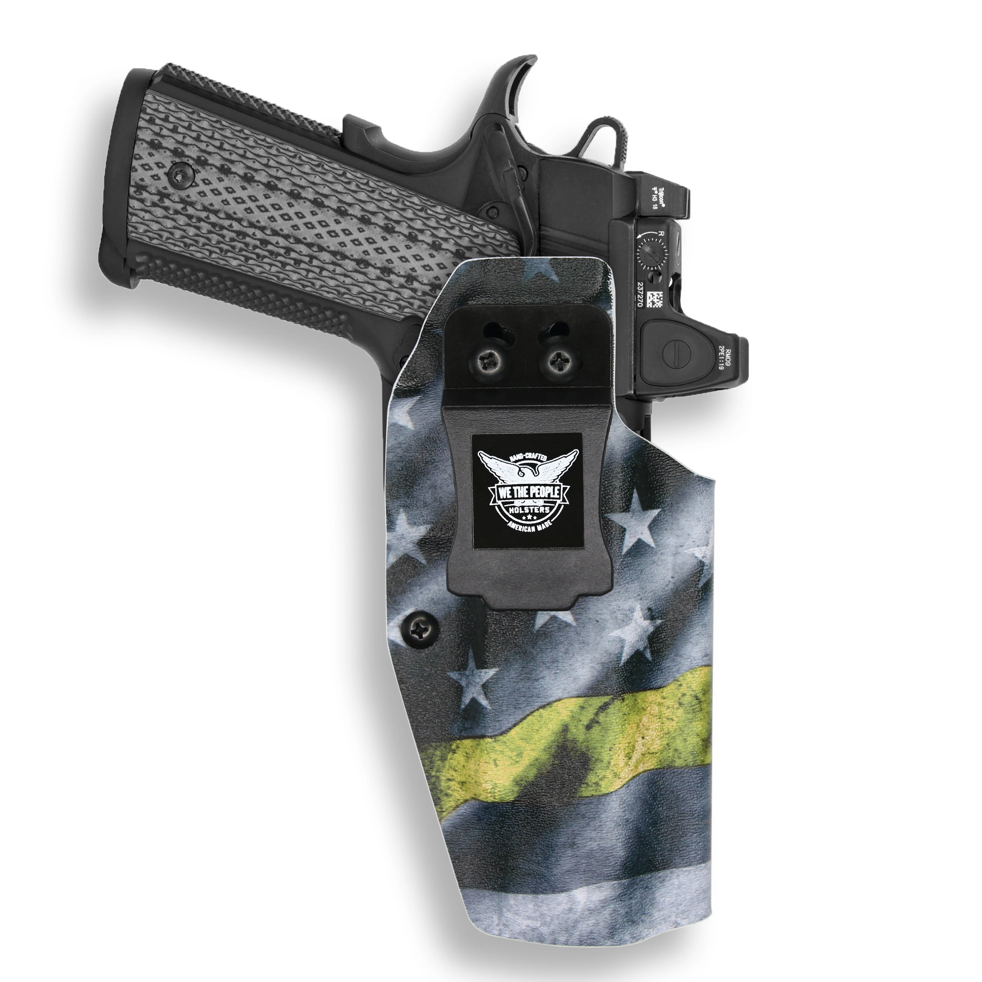 1911 5" Government 45ACP with Rail Only Red Dot Optic Cut IWB Holster - Image 18