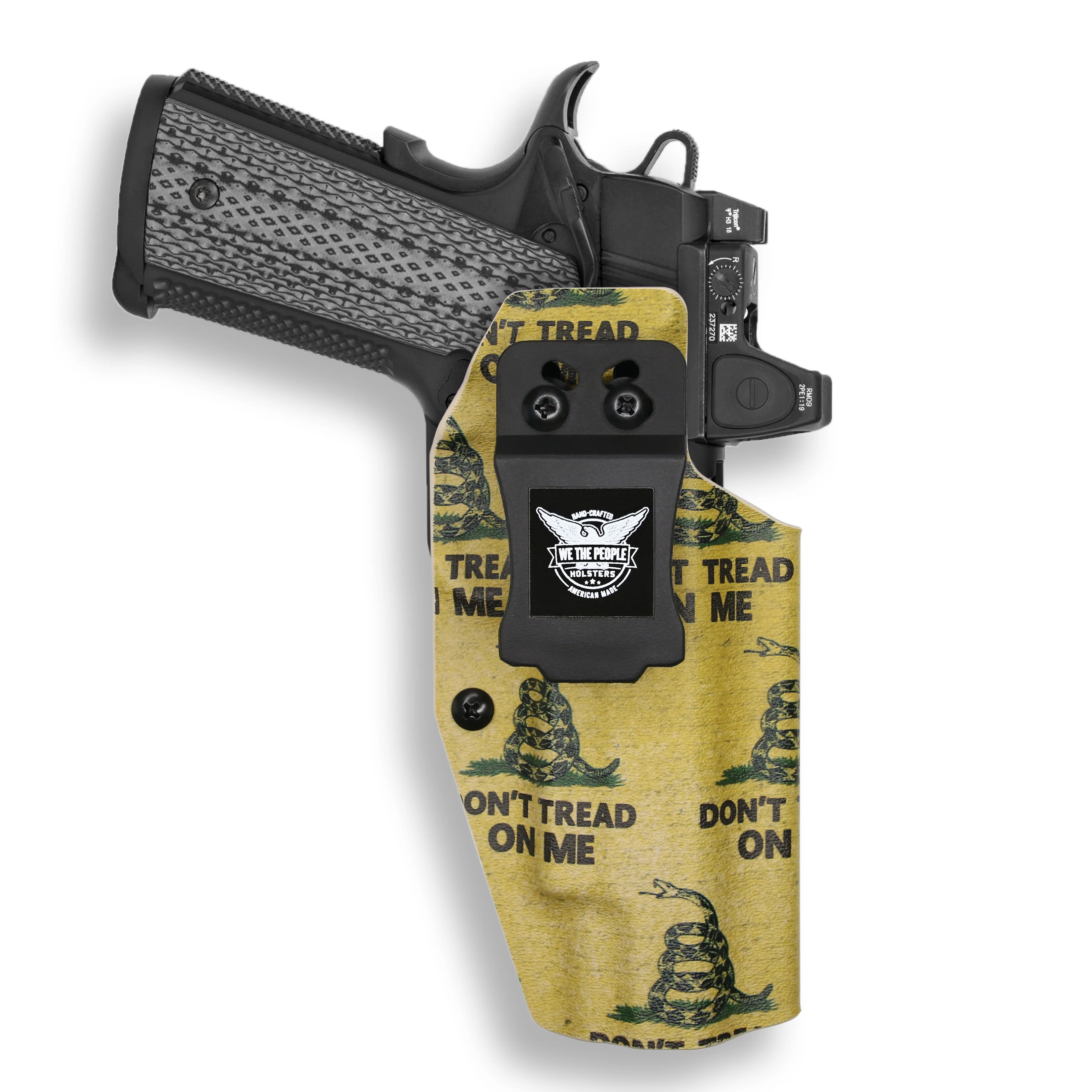 1911 5" Government 45ACP with Rail Only Red Dot Optic Cut IWB Holster - Image 25