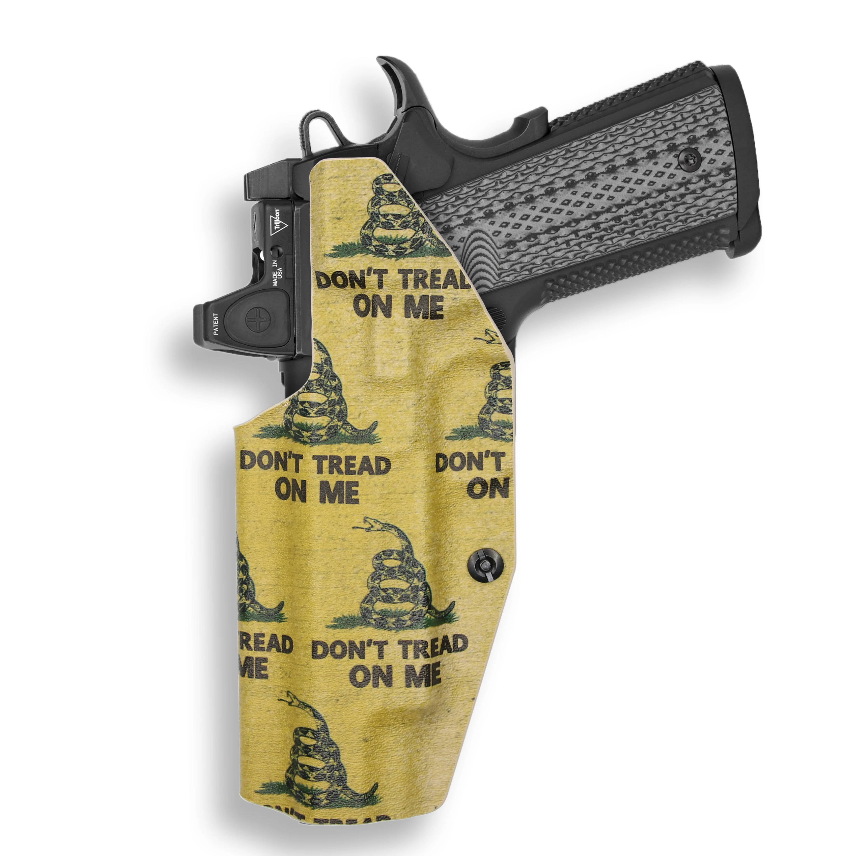 1911 5" Government 45ACP with Rail Only Red Dot Optic Cut IWB Holster - Image 26