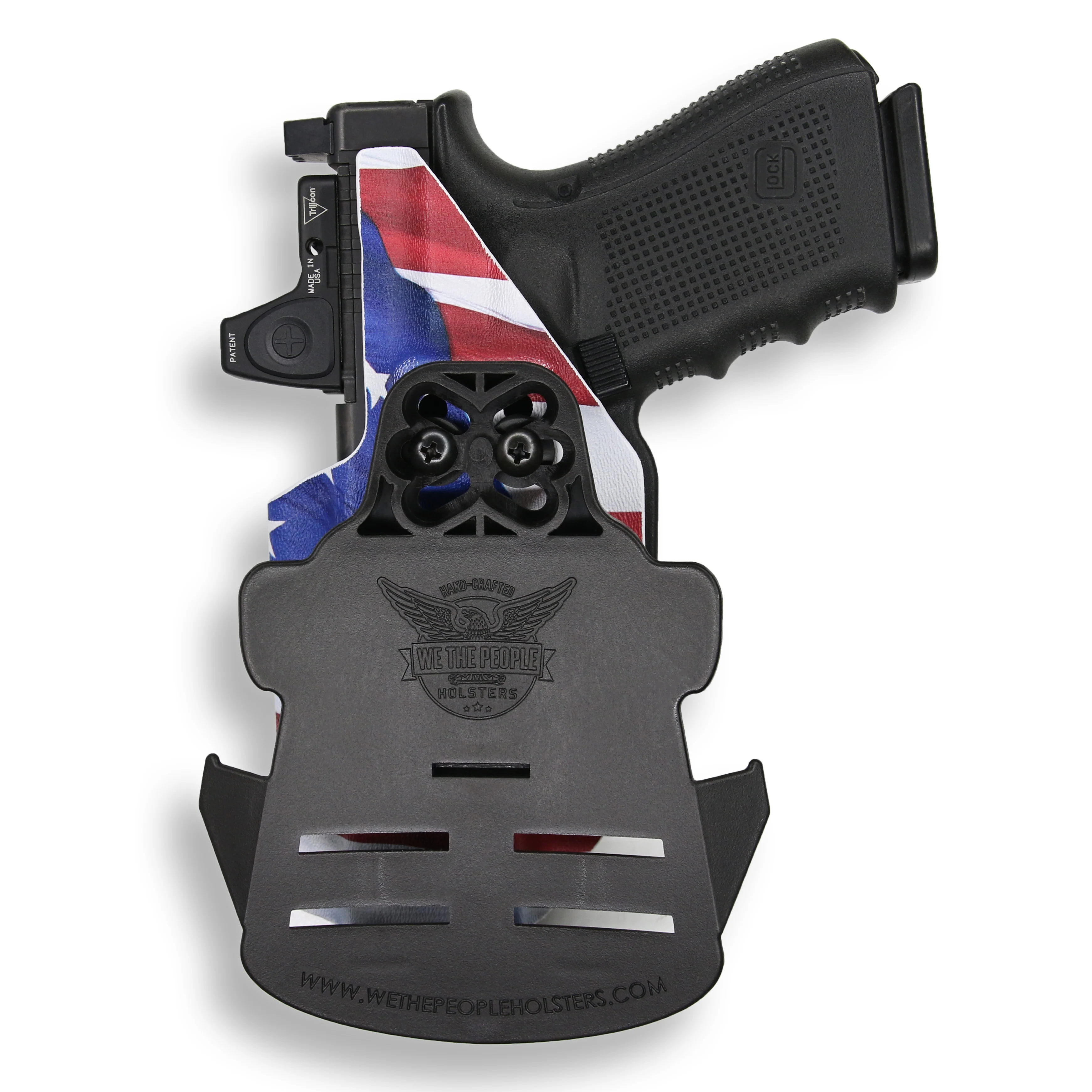 1911 5" Government 45ACP with Rail Only Red Dot Optic Cut OWB Holster - Image 10