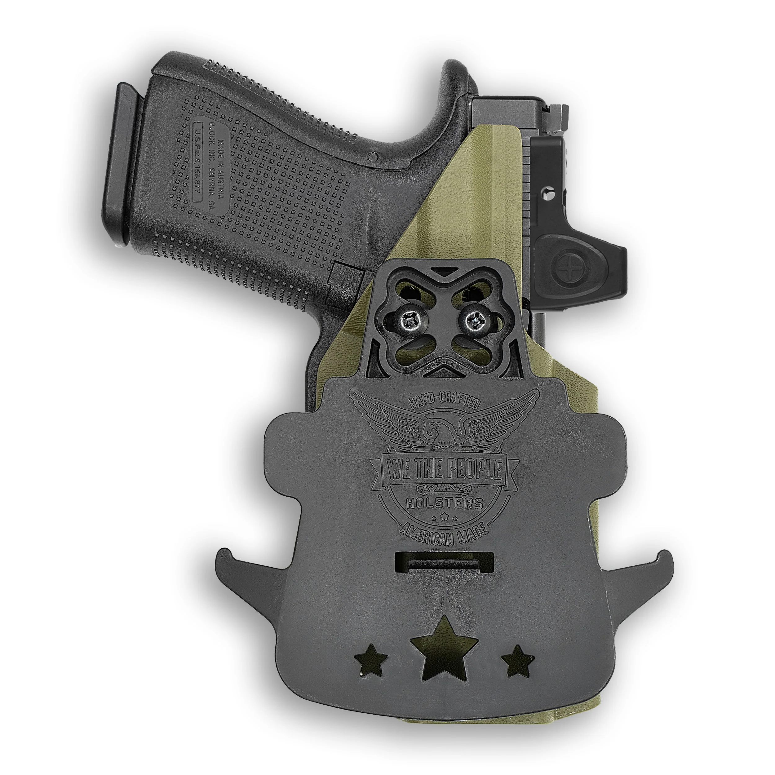 1911 5" Government 45ACP with Rail Only Red Dot Optic Cut OWB Holster - Image 102