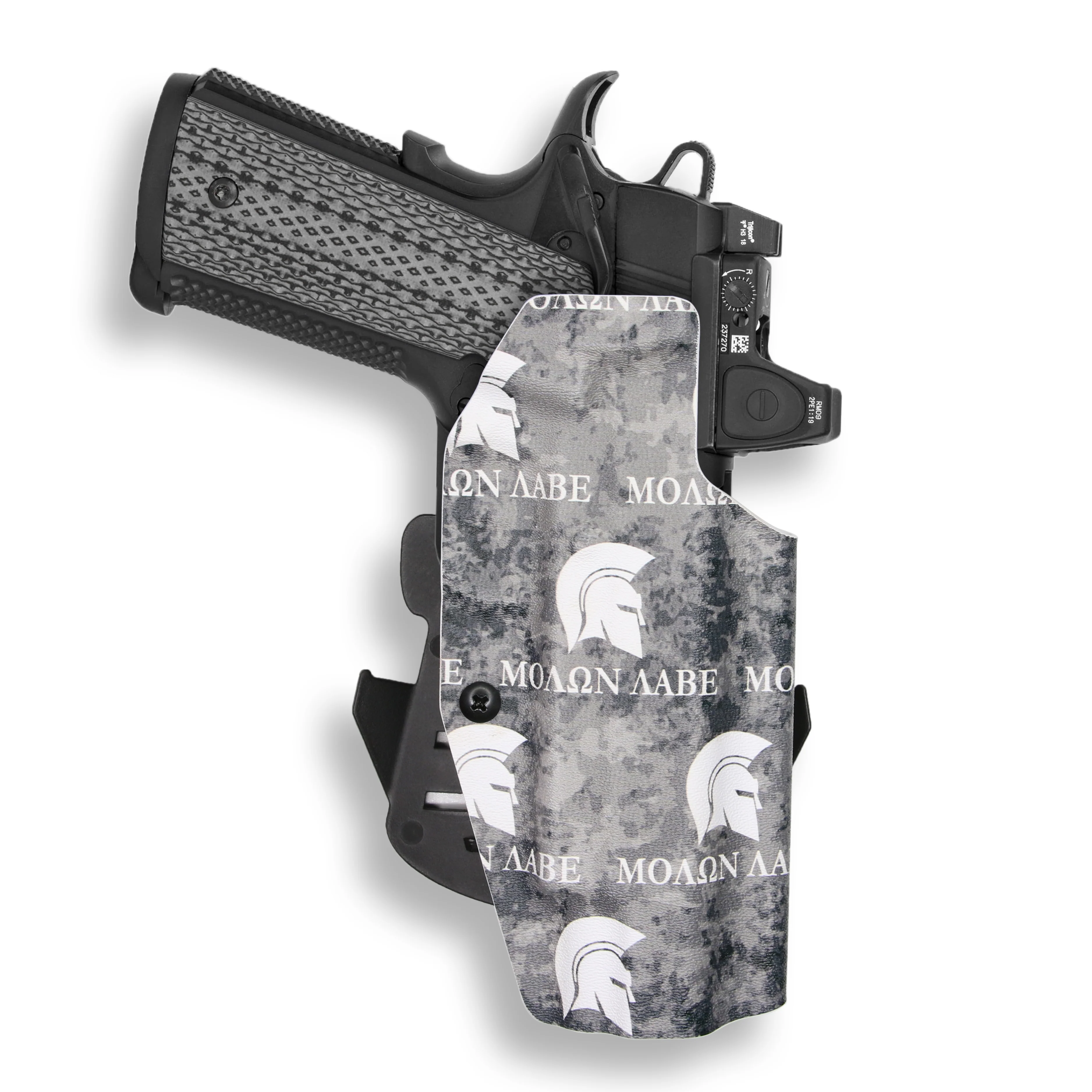 1911 5" Government 45ACP with Rail Only Red Dot Optic Cut OWB Holster - Image 24