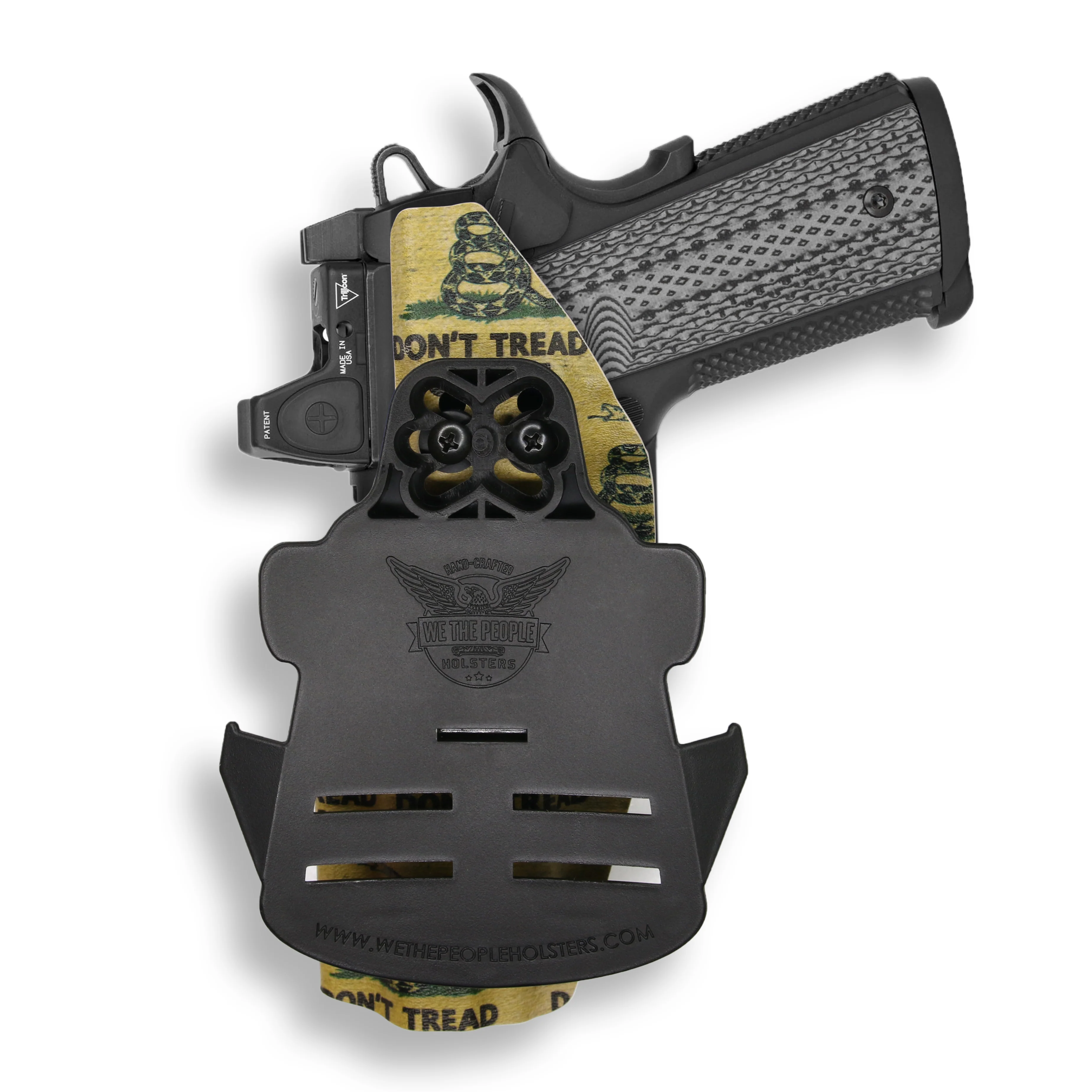 1911 5" Government 45ACP with Rail Only Red Dot Optic Cut OWB Holster - Image 27