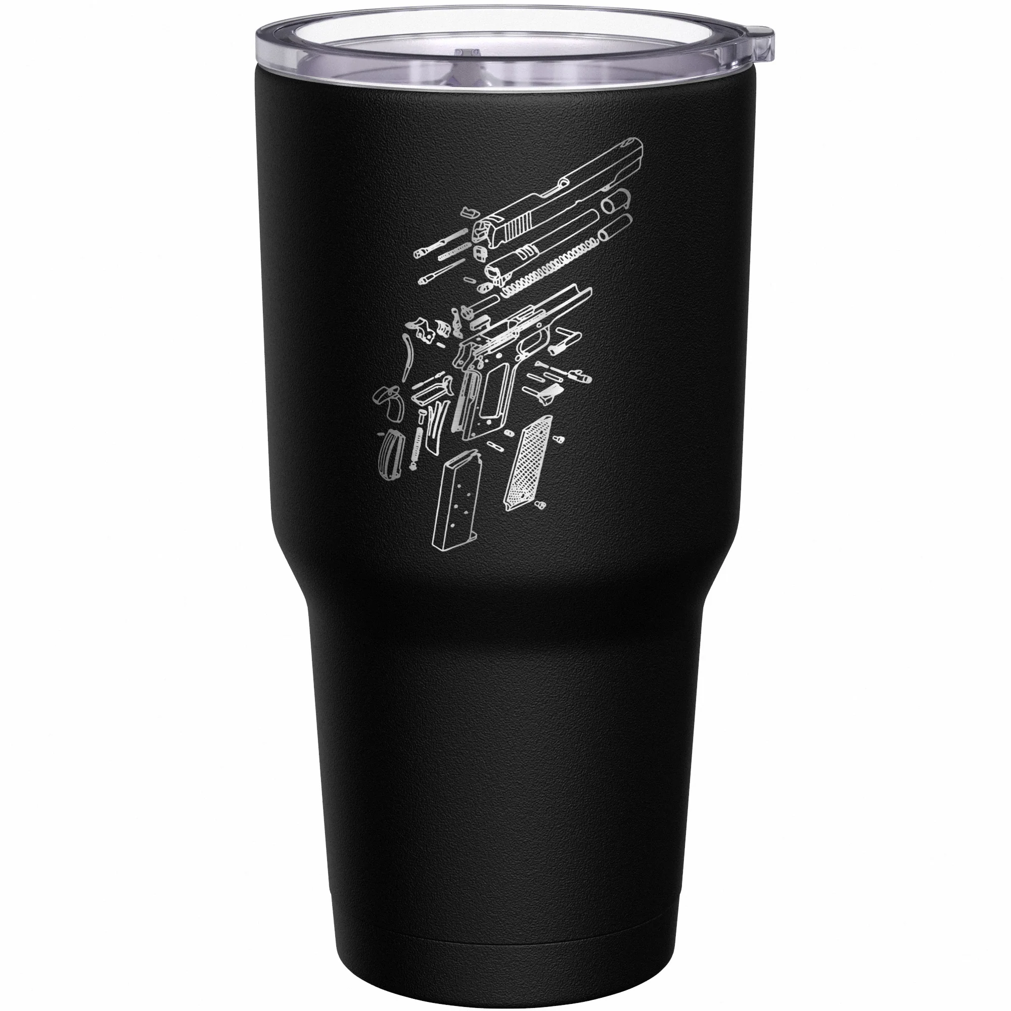 1911 Schematics Stainless Steel Tumbler - Image 2