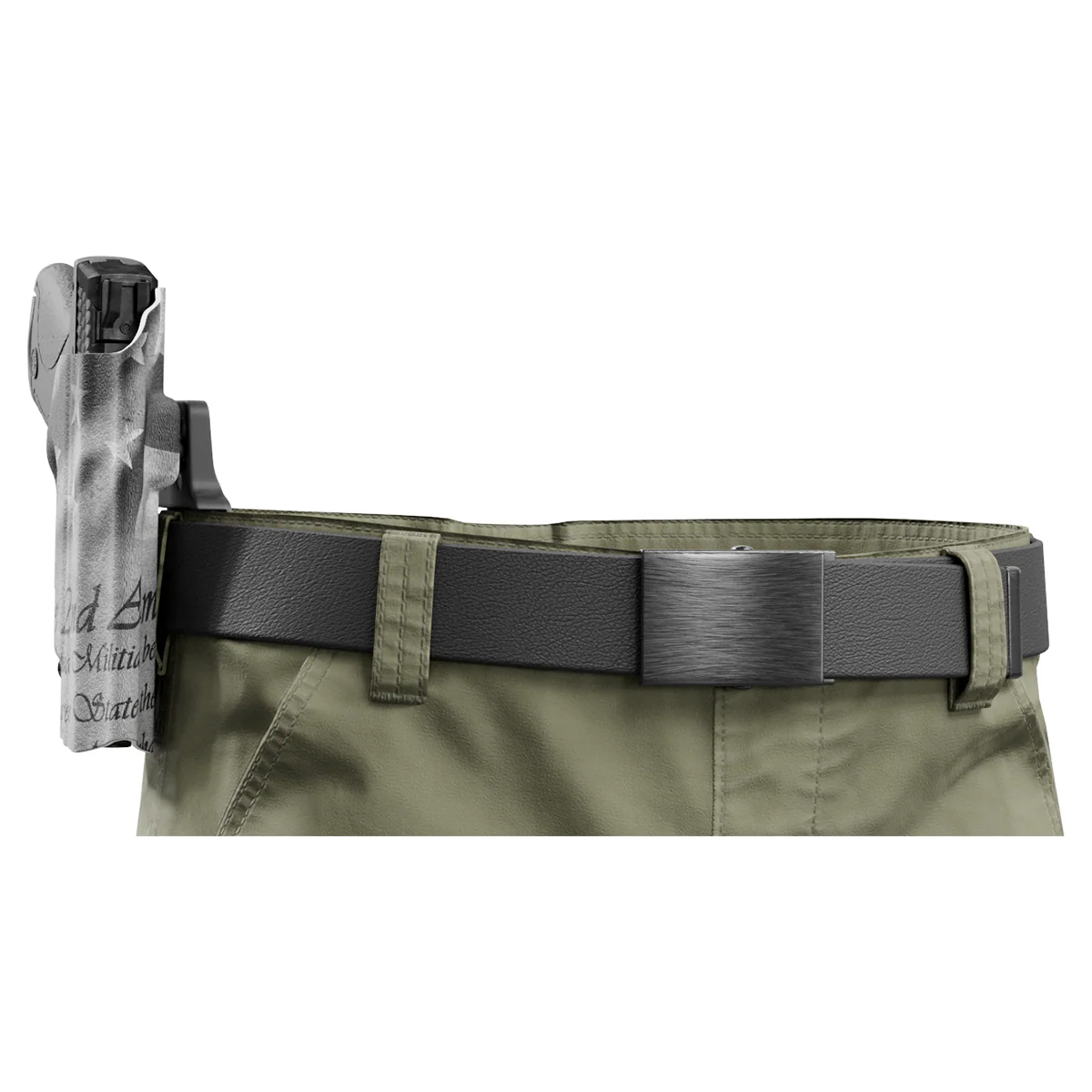 2nd Amendment Tribute Custom Printed Holster - OWB Kydex Holster - Image 5