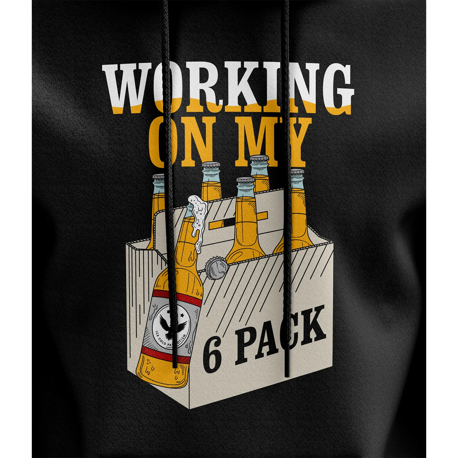 6 Pack Hoodie - Image 3