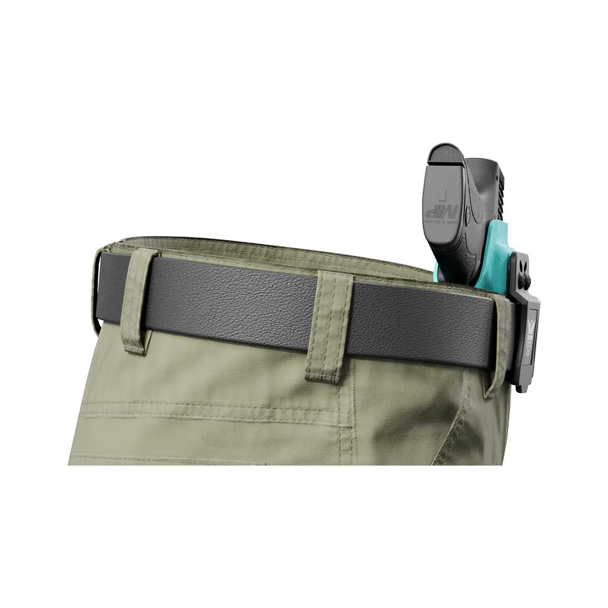 Aqua Custom Printed Holster - IWB Kydex Holster - Image 6