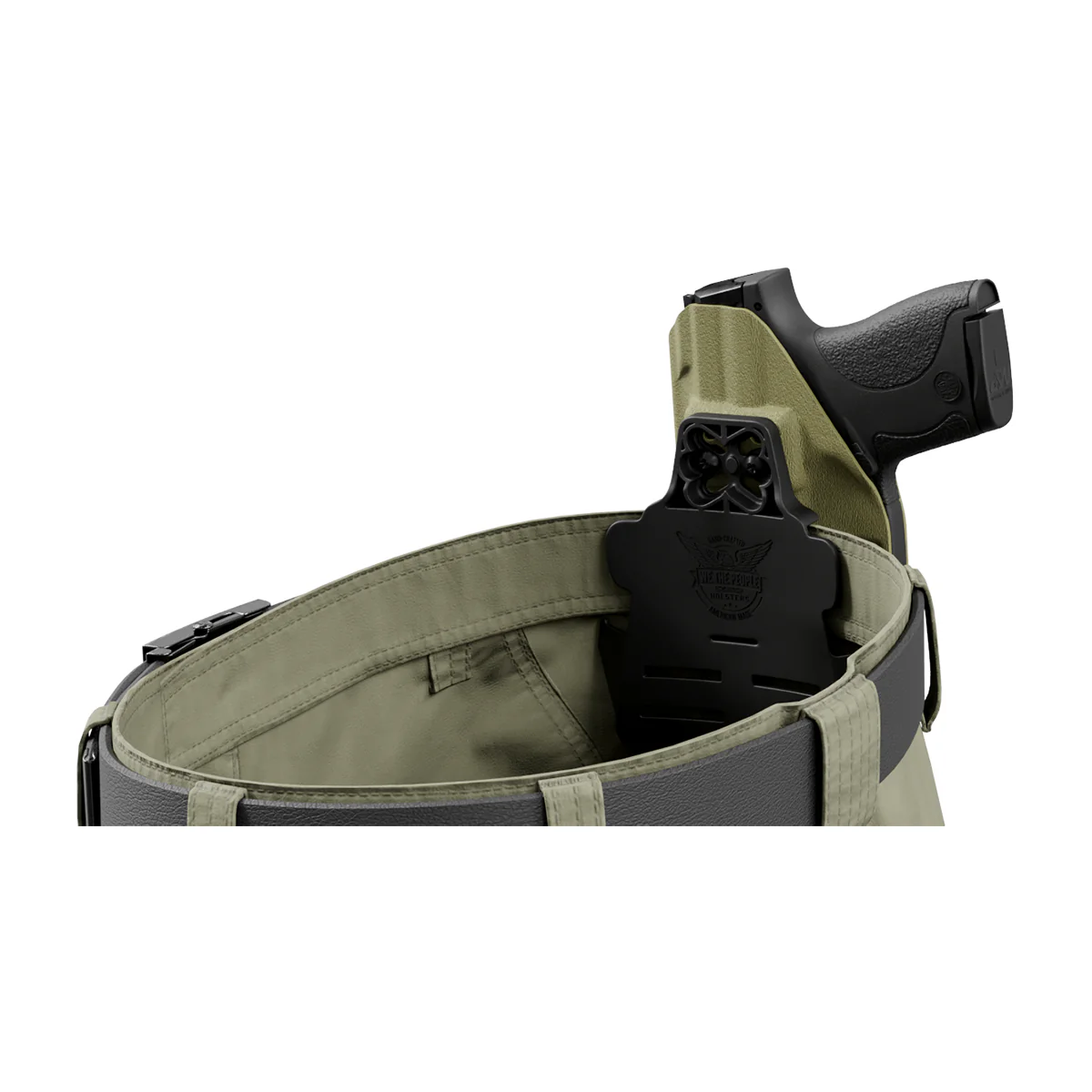 Army Green Custom Printed Holster - OWB Kydex Holster - Image 7