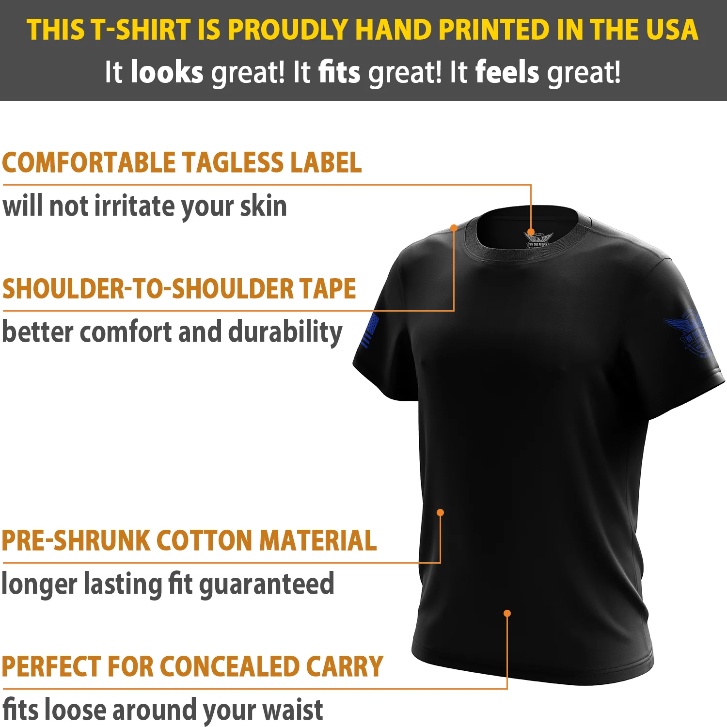 Basic - Black + Blue Short Sleeve Shirt - Image 6