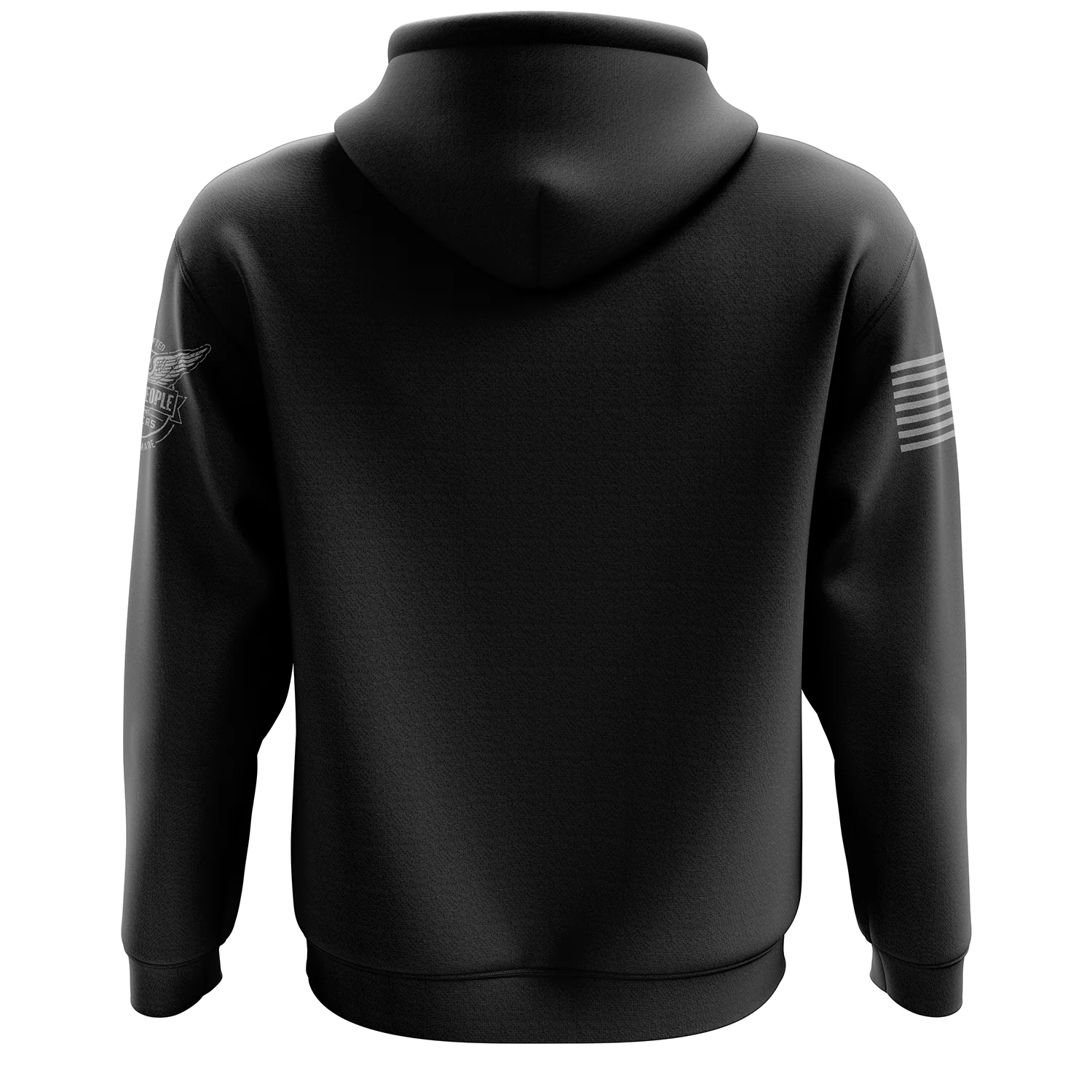 Basic - Black + Gray Hoodie - Image 2