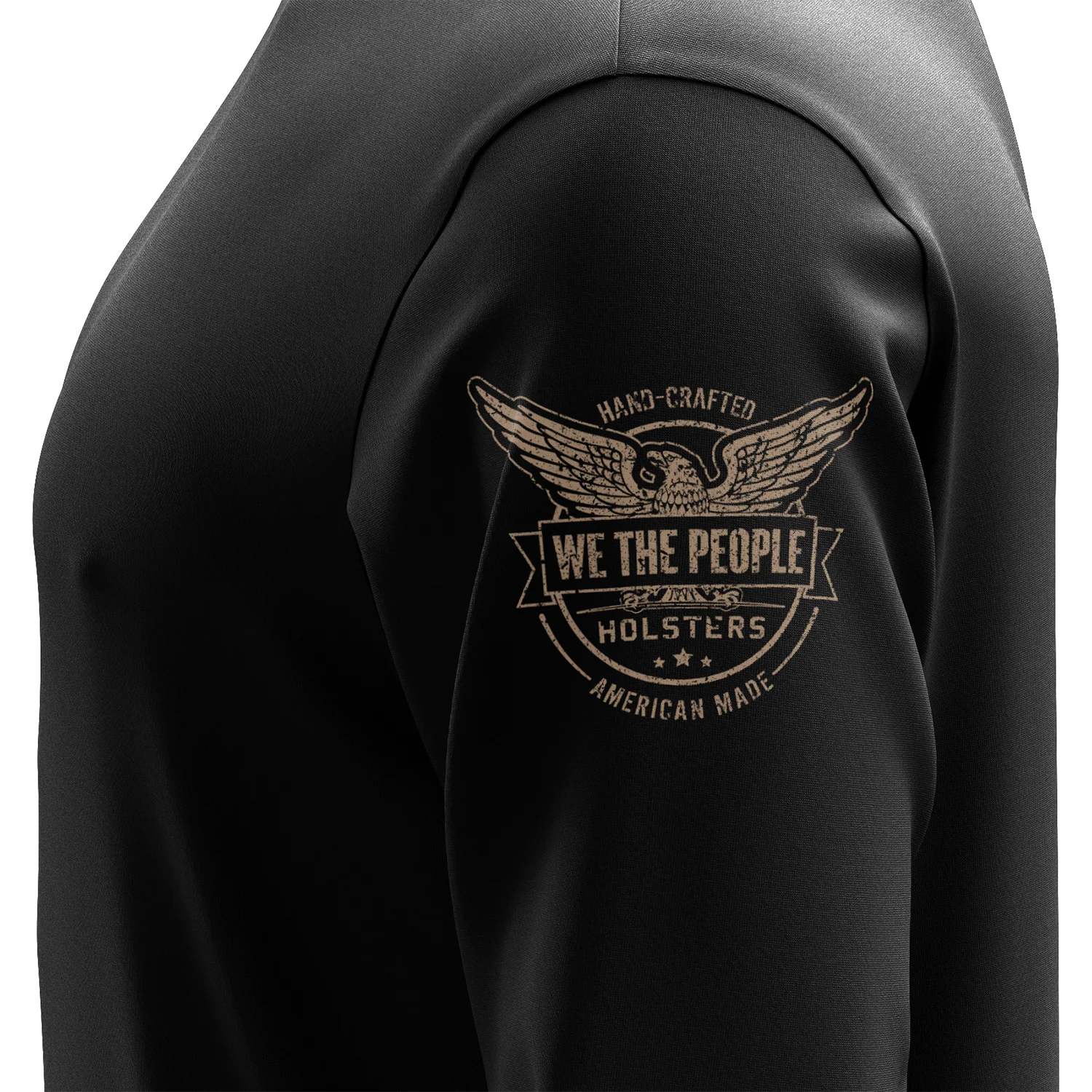 Basic - Black + Tan Long Sleeve Shirt - Image 4