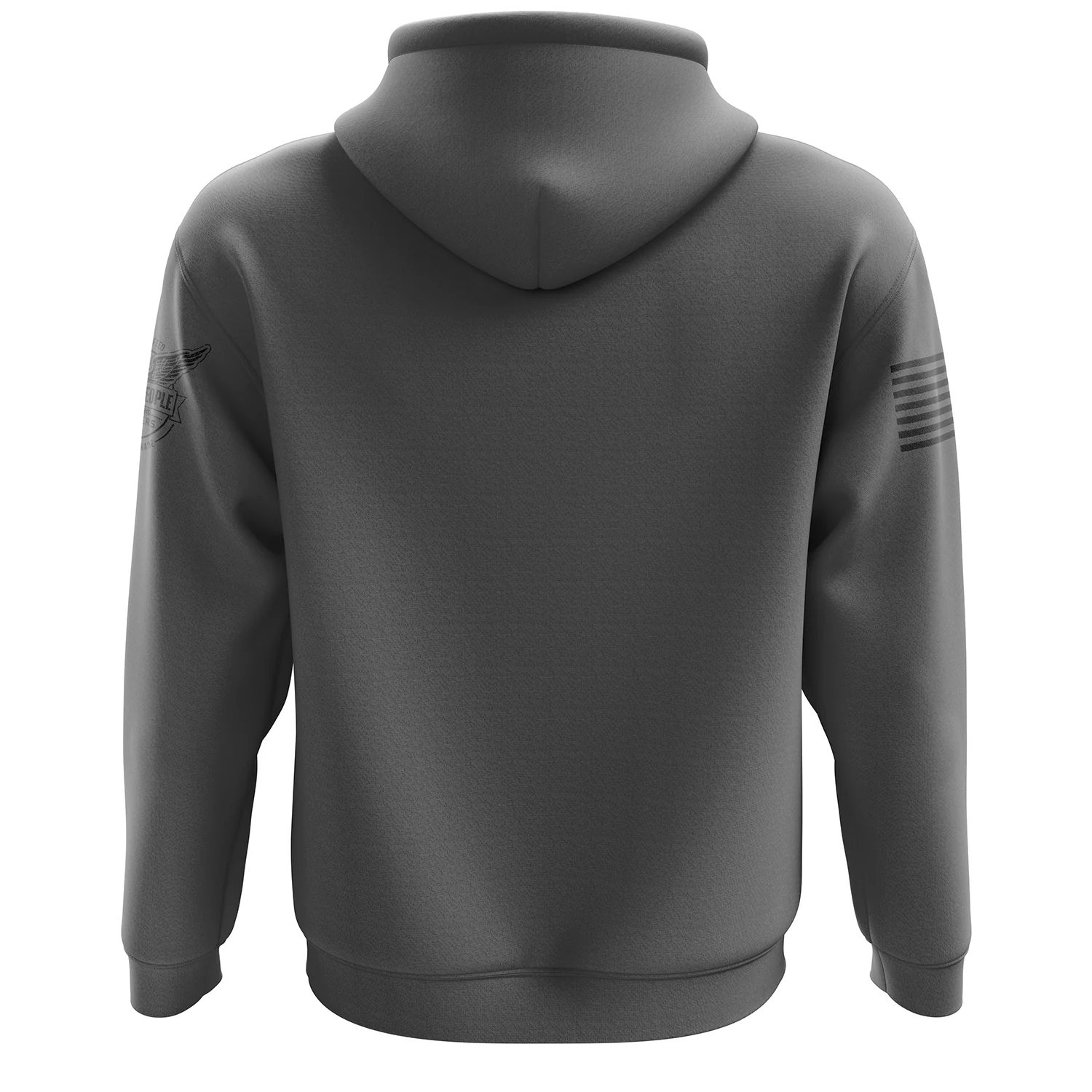 Basic - Charcoal + Black Hoodie - Image 2