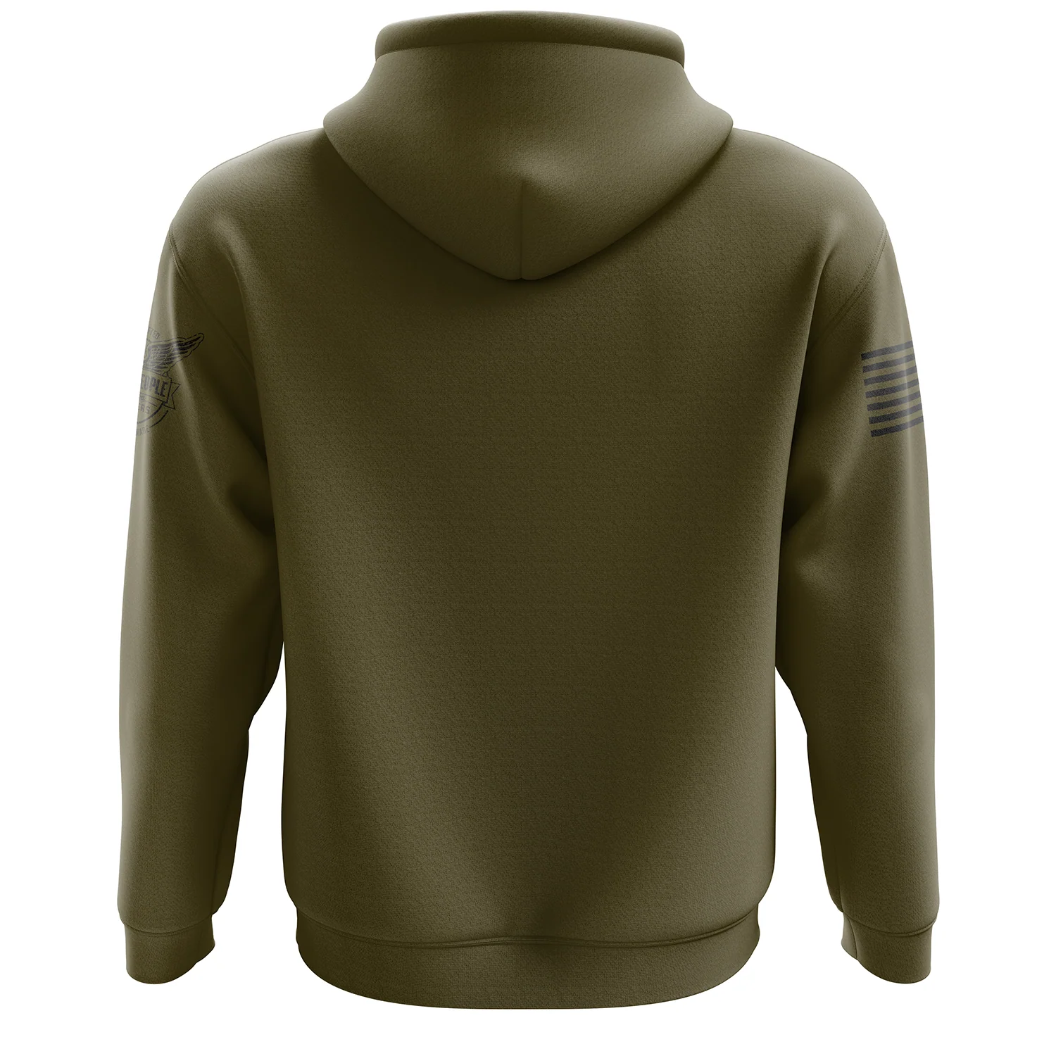 Basic - Olive + Black Hoodie - Image 2