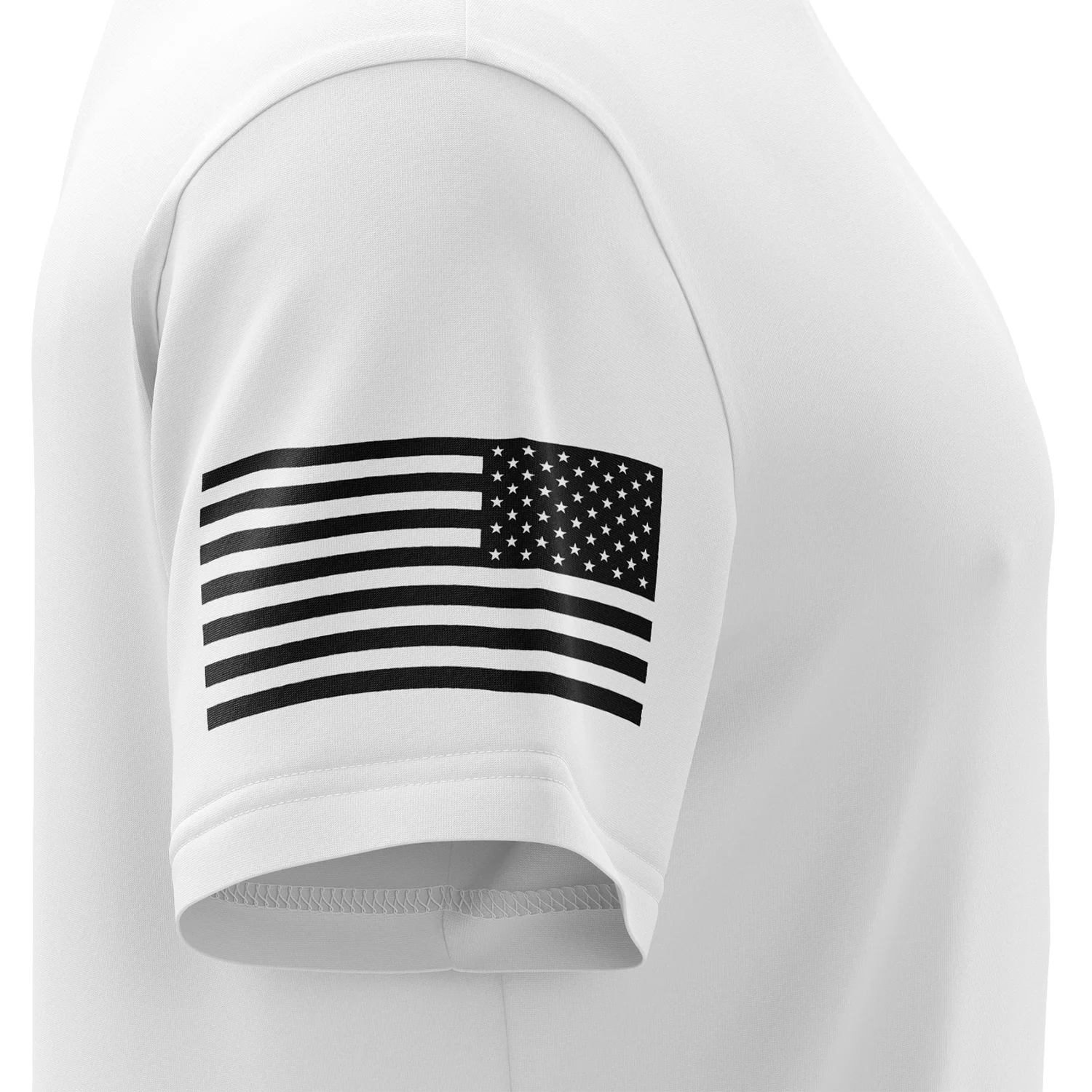 Basic - White + Black Short Sleeve Shirt - Image 5
