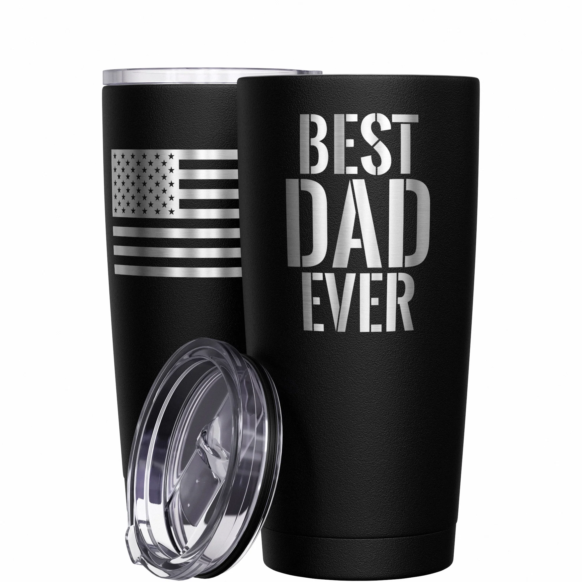 Best Dad Ever Stainless Steel Tumbler - Image 10