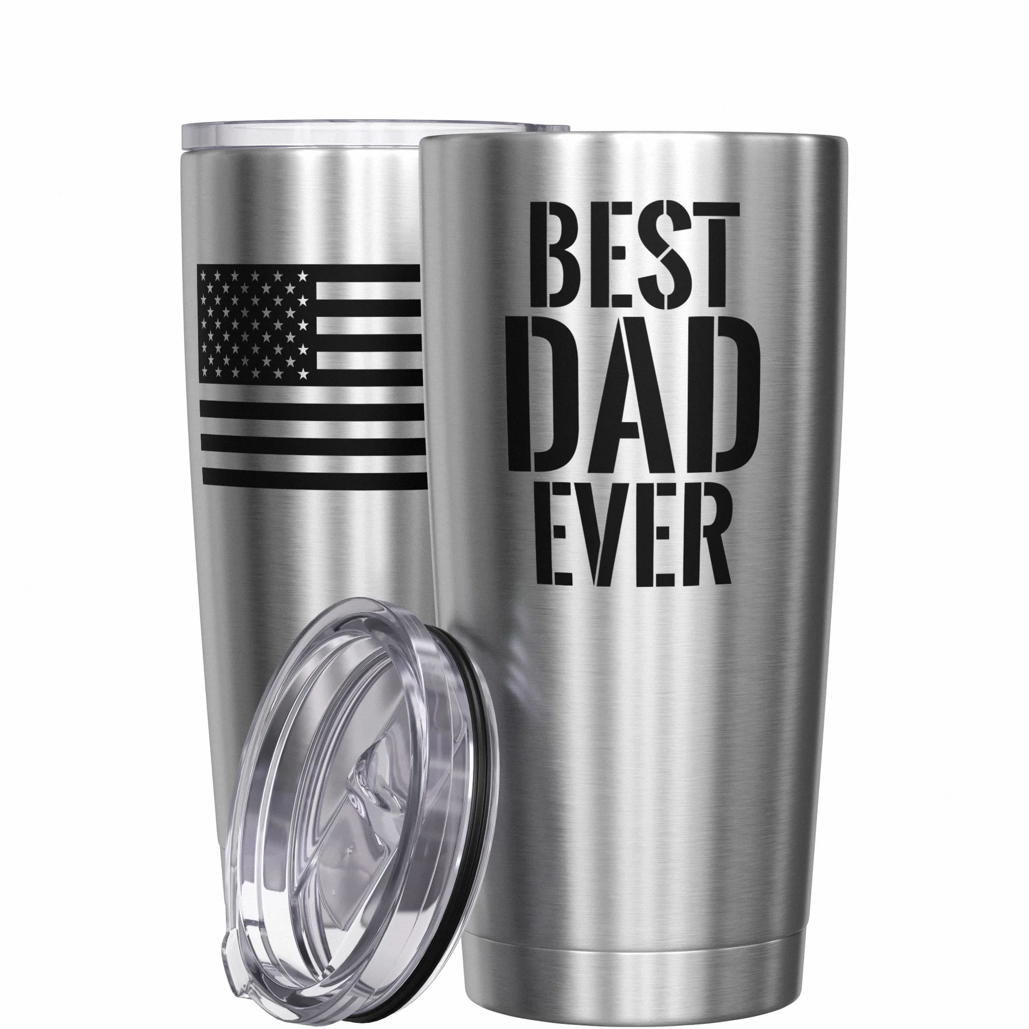 Best Dad Ever Stainless Steel Tumbler - Image 11