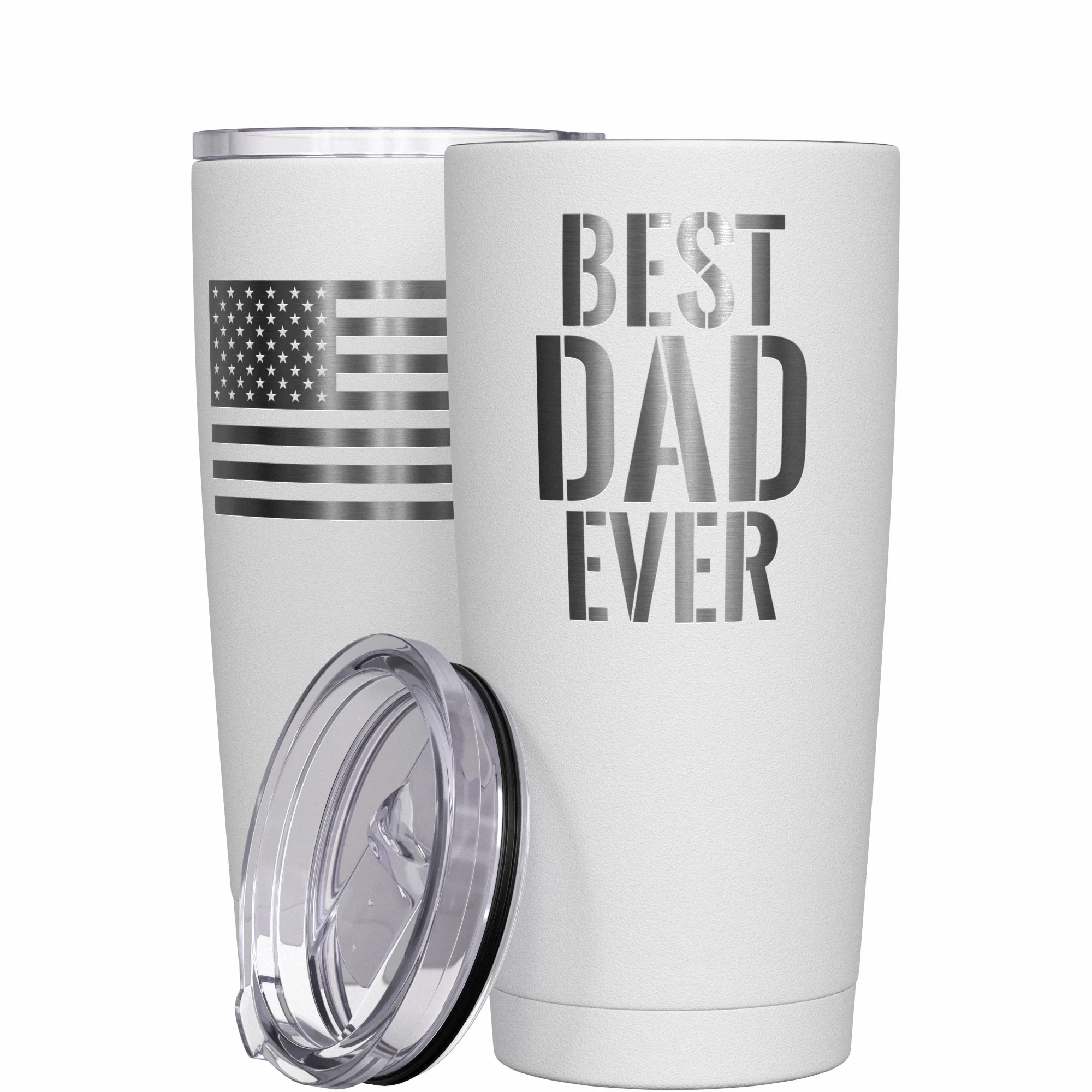 Best Dad Ever Stainless Steel Tumbler - Image 12