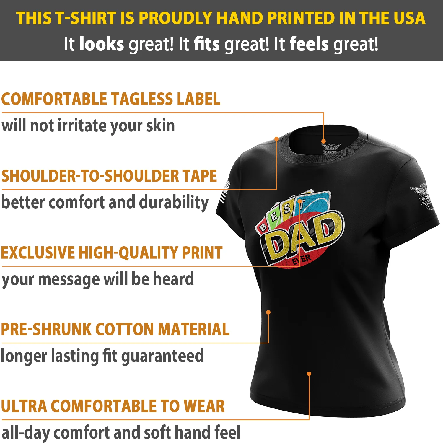 Best Dad Ever Women's Short Sleeve Shirt - Image 6