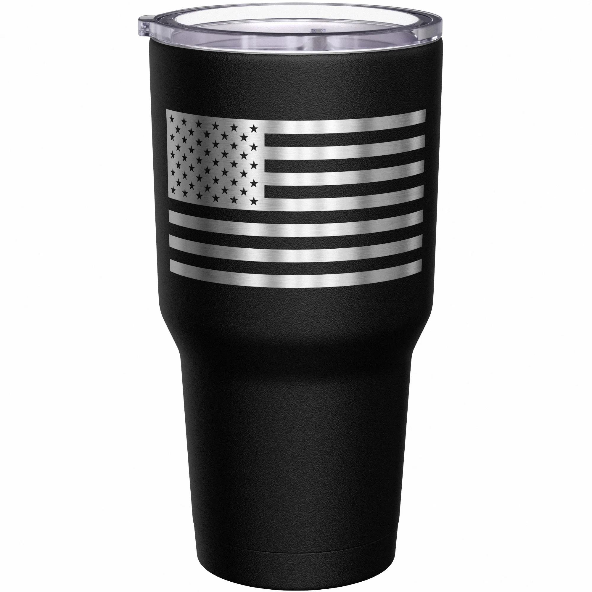 Betsy Ross Gadsden Flag + American Flag Stainless Steel Tumbler - Image 4