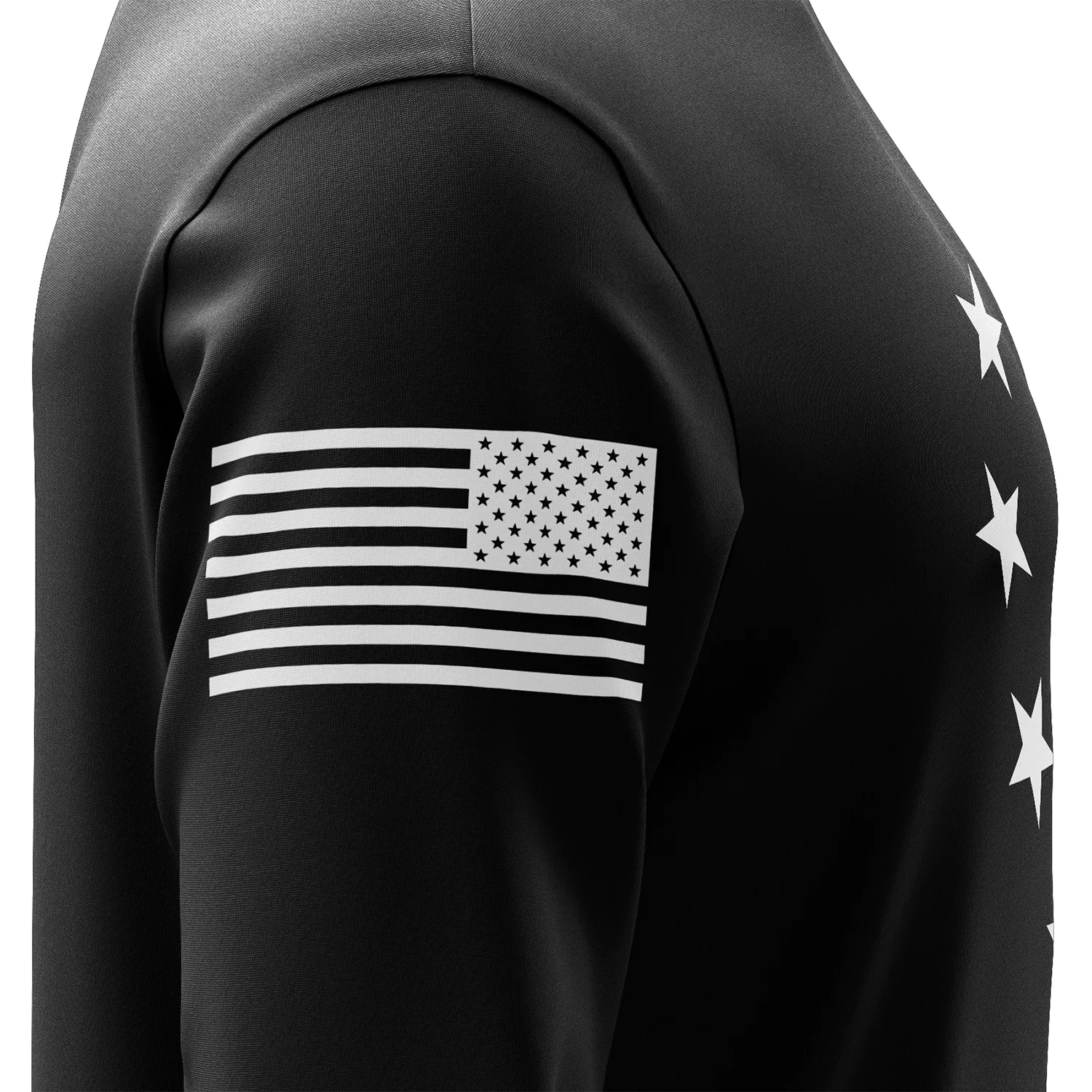 Betsy Ross Gadsden Flag Long Sleeve Shirt - Image 5