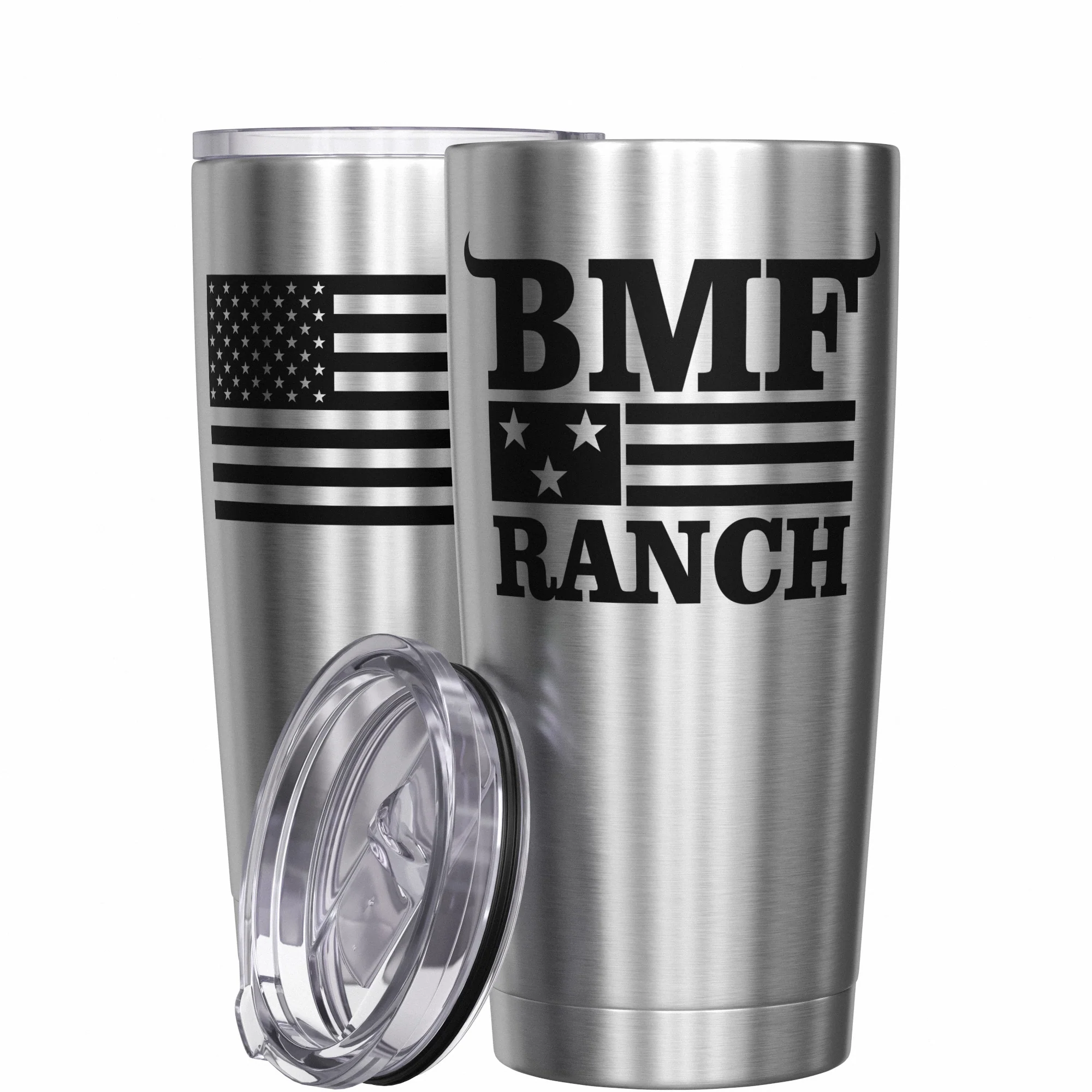 BMF Ranch Flag Stainless Steel Tumbler - Image 11