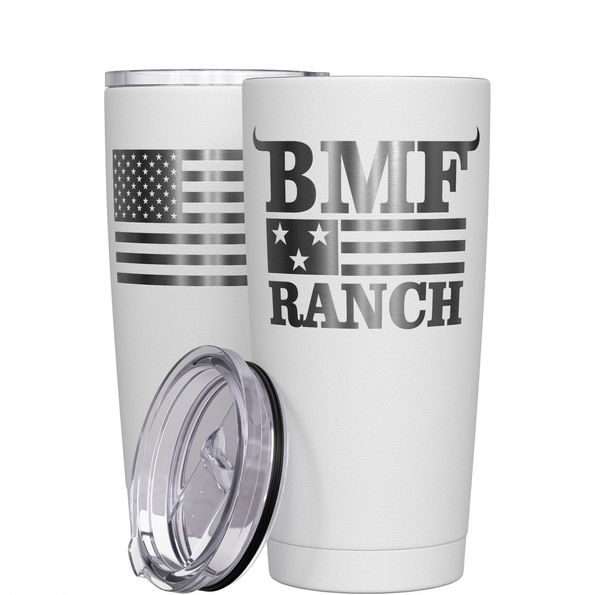BMF Ranch Flag Stainless Steel Tumbler - Image 12