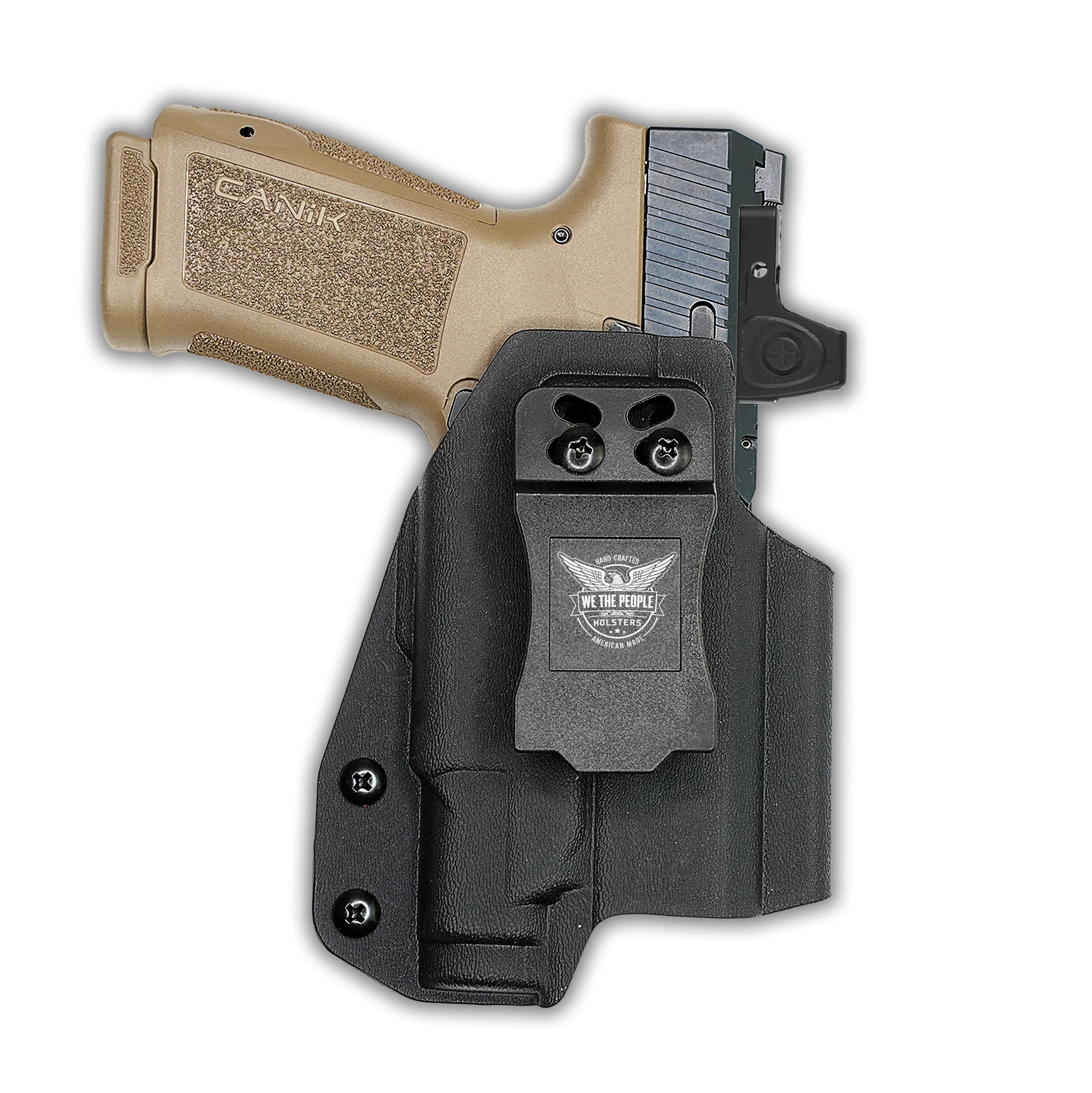 Canik METE MC9L with Streamlight TLR-7 Sub Light Red Dot Optic Cut IWB Holster