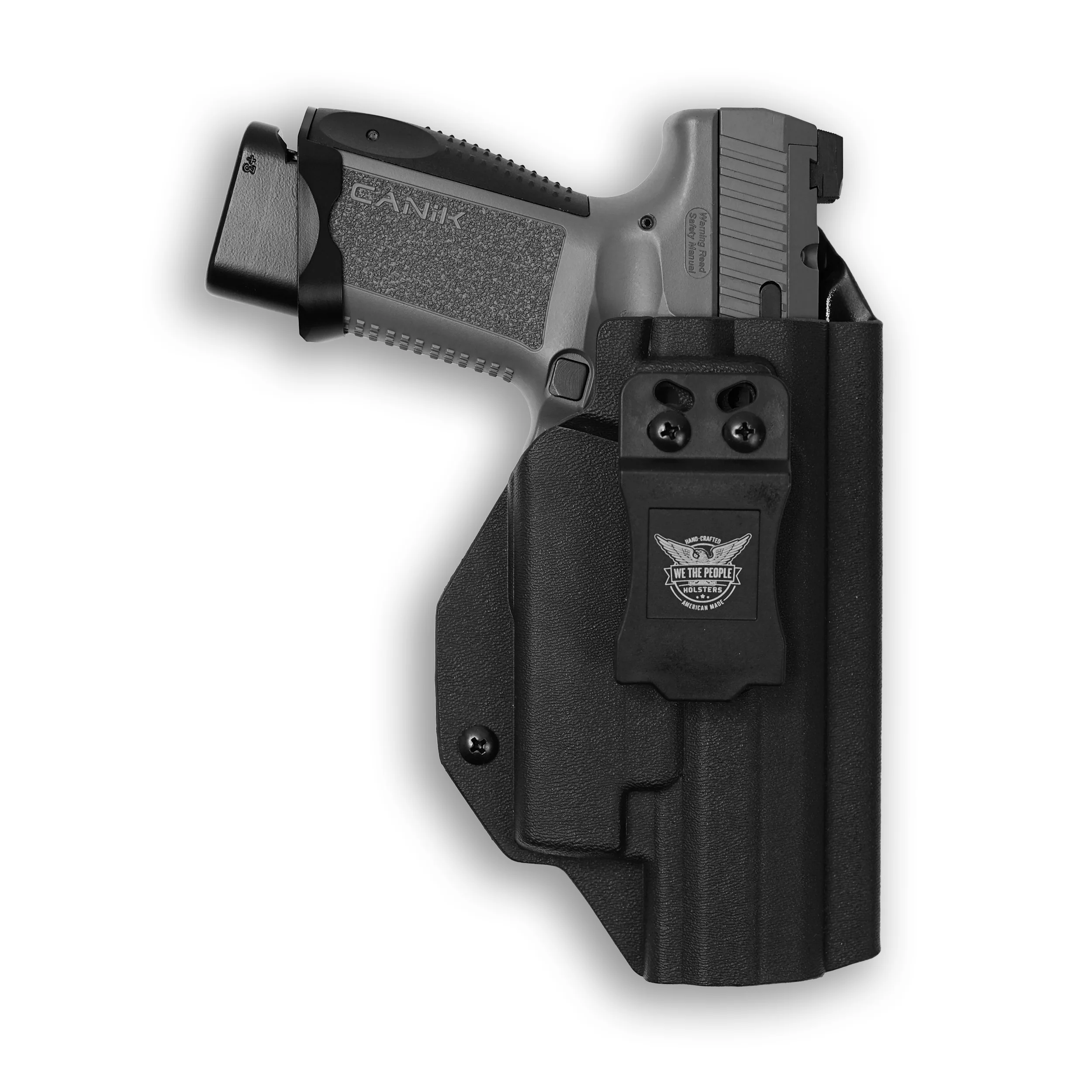 Canik TP9 Elite Combat with Olight Baldr RL Mini Light IWB Holster