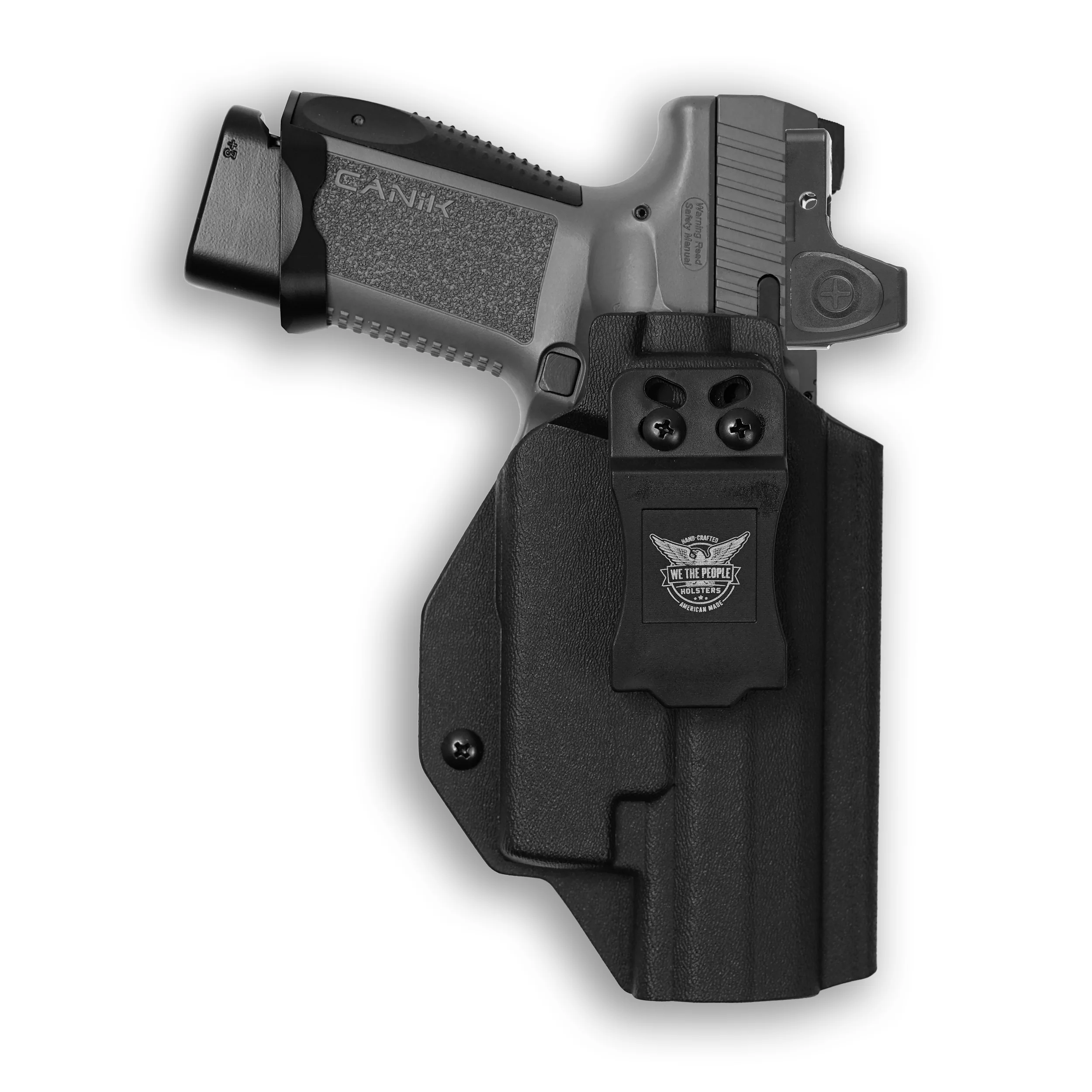 Canik TP9 Elite Combat Executive with Olight Baldr RL Mini Light Red Dot Optic Cut IWB Holster