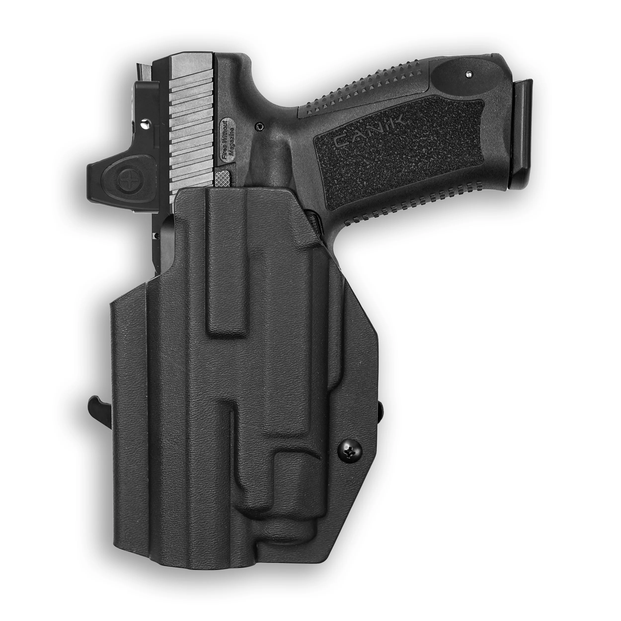 Canik TP9SF with Streamlight TLR-7/7A/7X Light Red Dot Optic Cut OWB Holster - Image 3