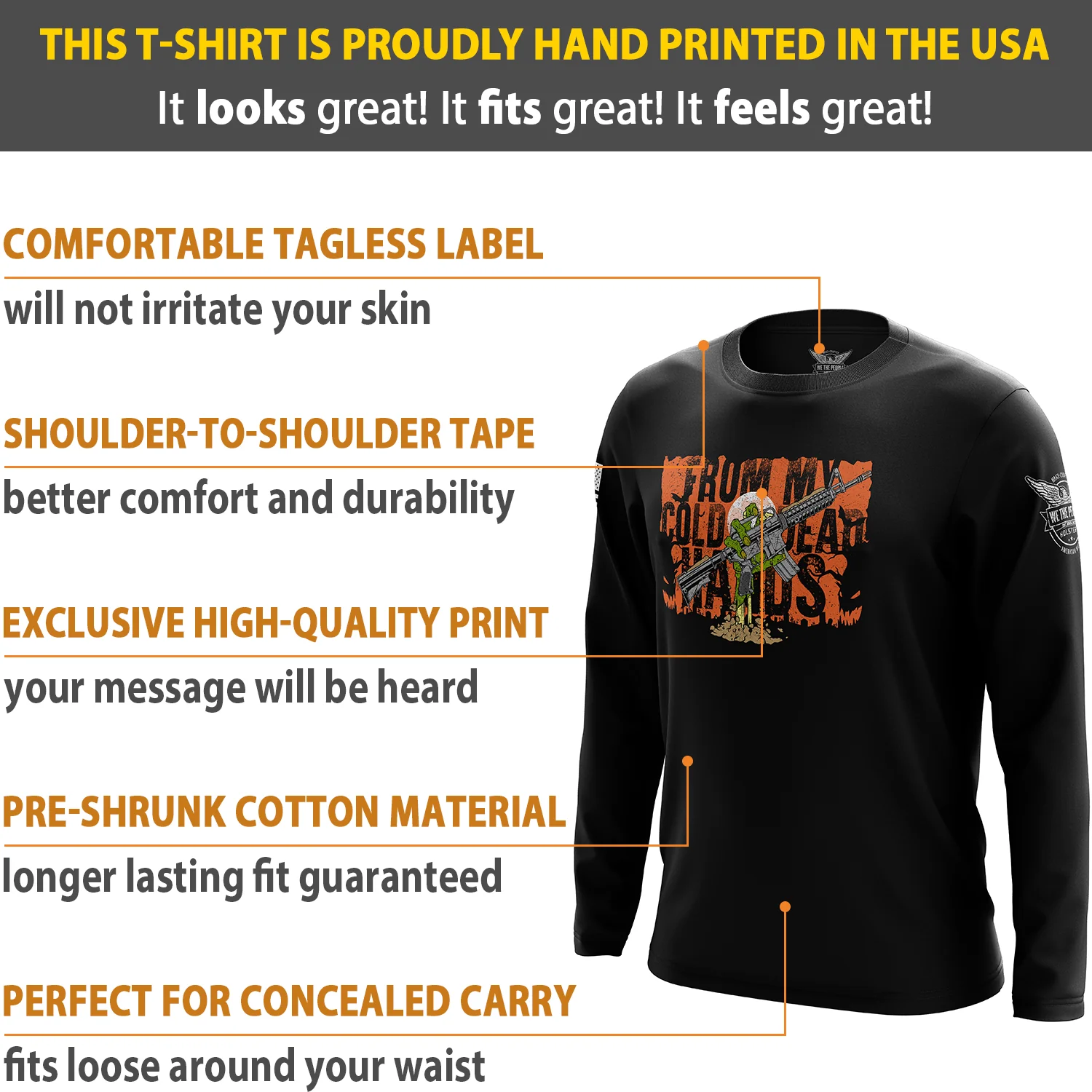 Cold Undead Hands Long Sleeve Shirt - Image 6