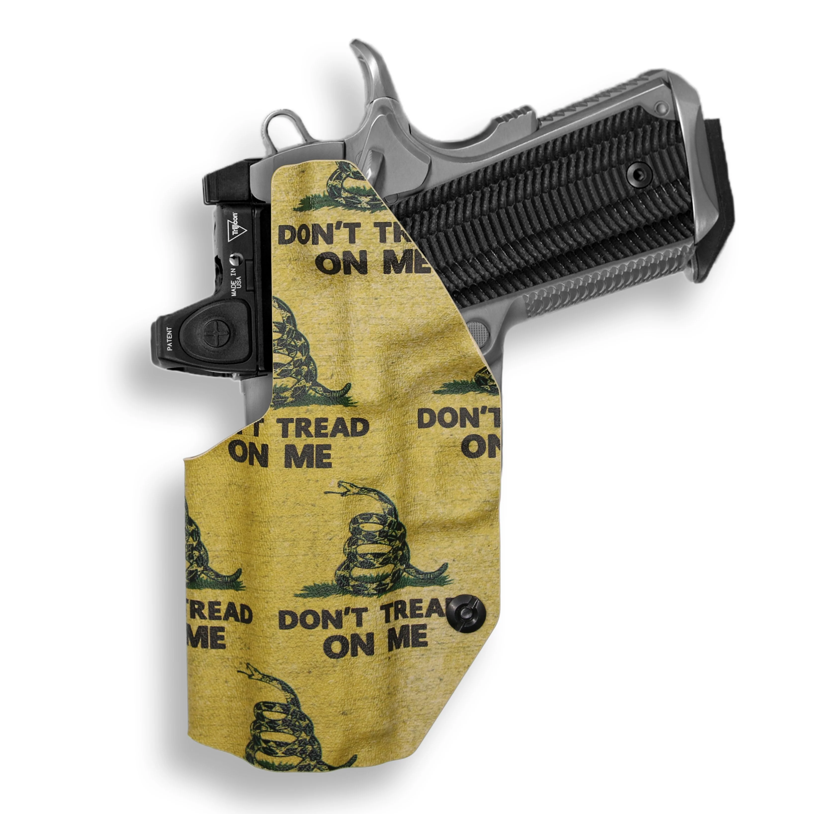 Colt 1911 3.25" Defender 45ACP No Rail Only Red Dot Optic Cut IWB Holster - Image 27